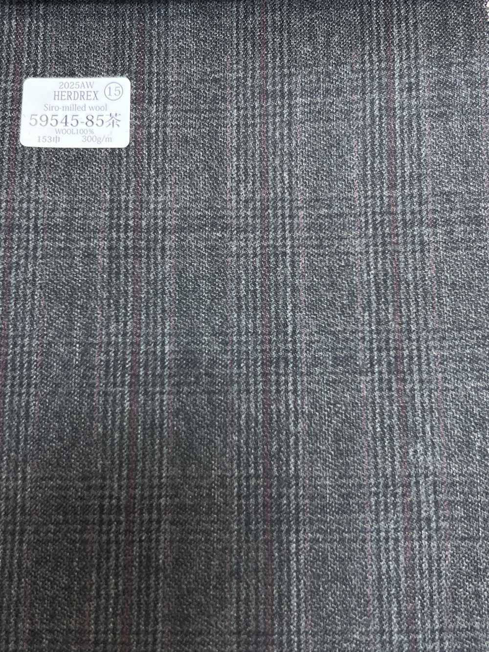 59545-85 25AW HERDREX [Len Cừu Siro] Kẻ Caro Cừu Siro Màu Nâu ô Vuông[Vải] Công Ty TNHH Kunishima