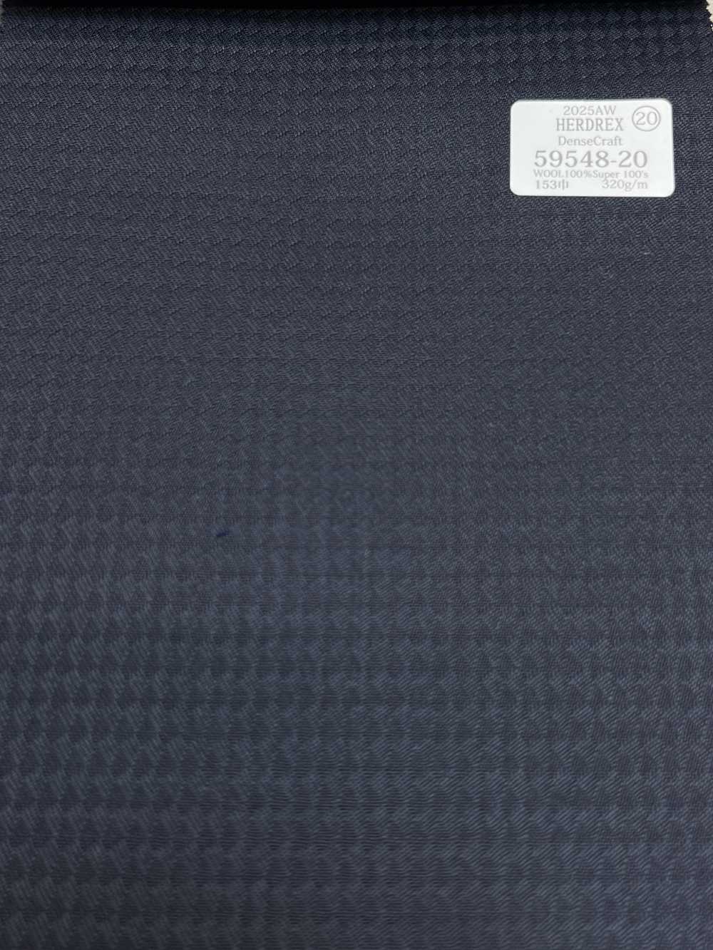 59548-20 25AW HERDREX [Dense Craft] Mẫu Dệt Kẻ Caro Xanh Navy Dày Kẻ Caro[Vải] Công Ty TNHH Kunishima