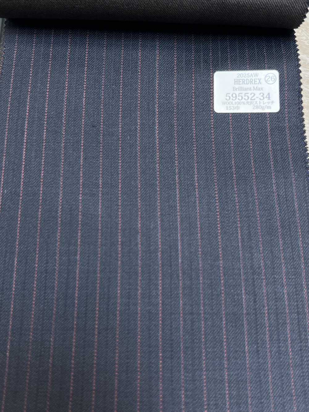 59552-34 25AW HERDREX [Brilliant Max] Kẻ Sọc Xanh Navy Brilliant Max[Vải] Công Ty TNHH Kunishima