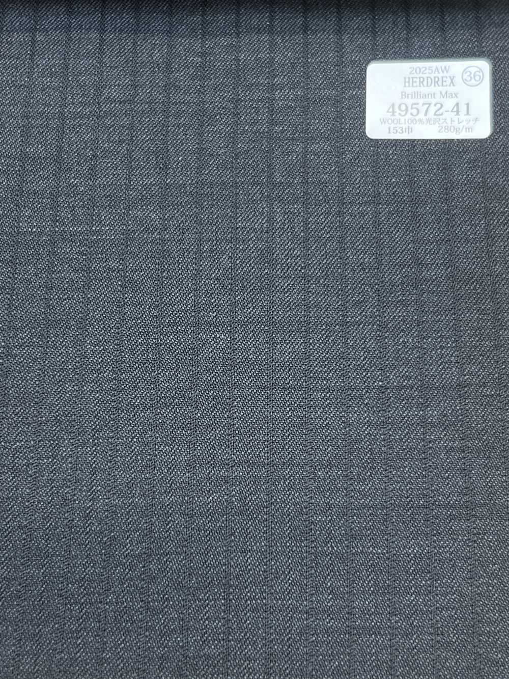 49572-41 25AW HERDREX [Brilliant Max] Kẻ Sọc Bóng Xám Than Brilliant Max[Vải] Công Ty TNHH Kunishima