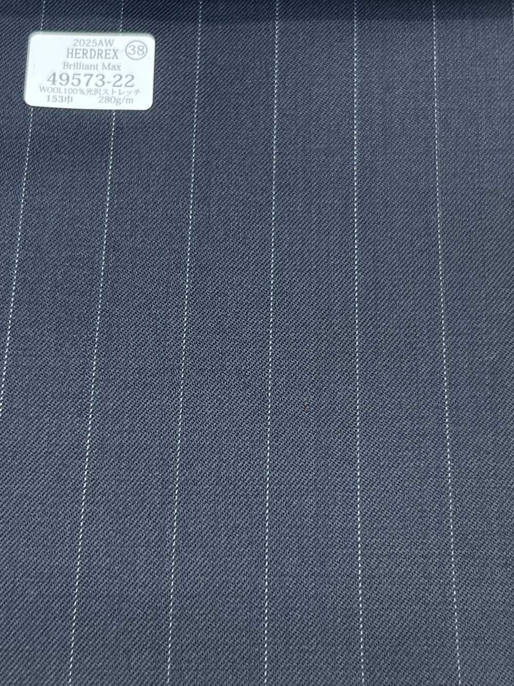49573-22 25AW HERDREX [Brilliant Max] Kẻ Sọc Rộng Brilliant Max Màu Xanh Navy[Vải] Công Ty TNHH Kunishima