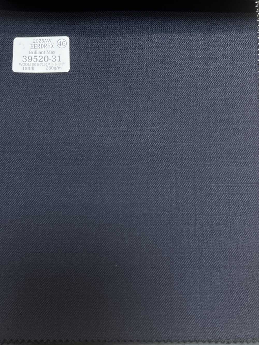39520-31 25AW HERDREX [Brilliant Max] Brilliant Max Navy Vải Trơn Không Hoạ Tiết Công Ty TNHH Kunishima