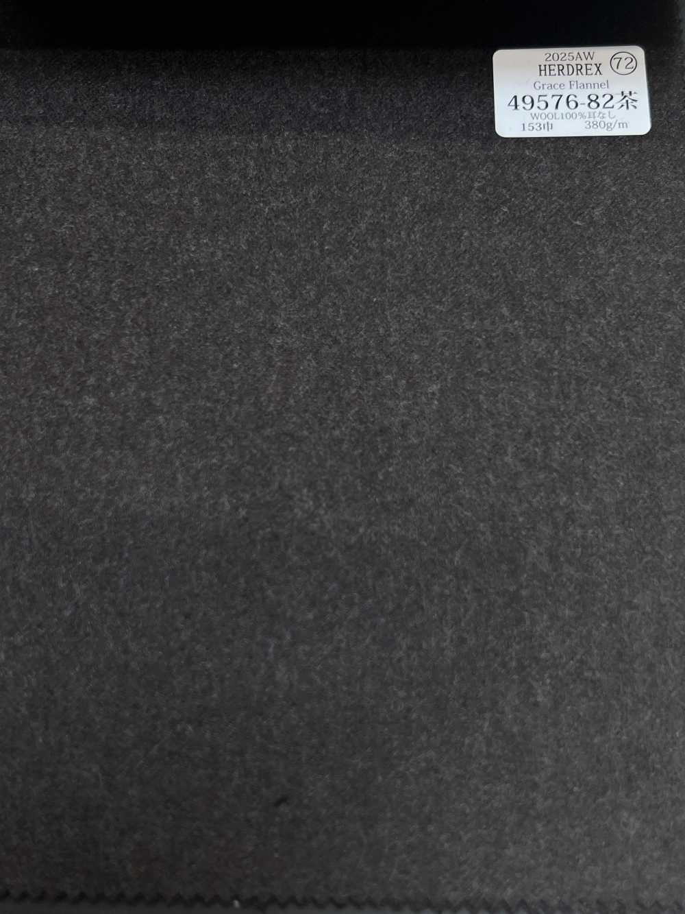 49576-82 25AW HERDREX [Grace Flannel] Grace Vải Dạ Flannel Vải Trơn Không Hoạ Tiết Công Ty TNHH Kunishima