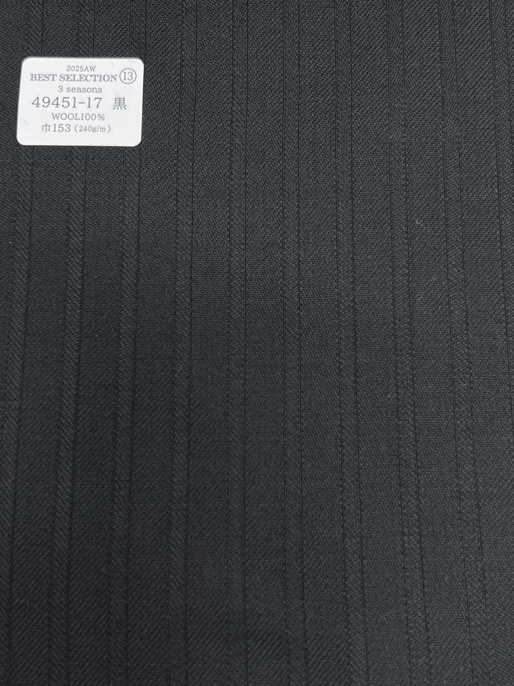 49451-17 25AW LỰA CHỌN TỐT NHẤT [3 Mùa] Black Shadow Kẻ Sọc[Vải] Công Ty TNHH Kunishima