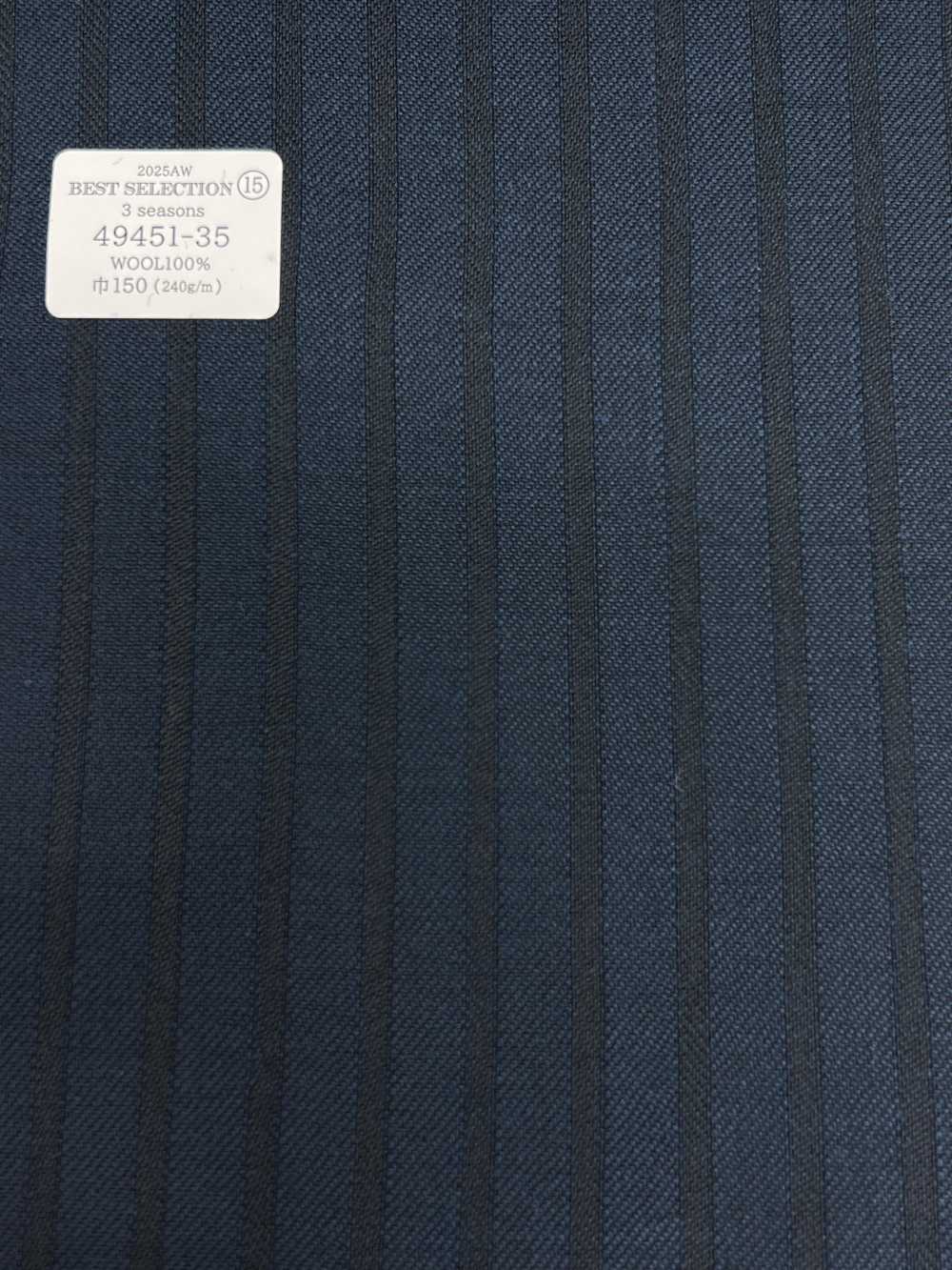 49451-35 25AW LỰA CHỌN TỐT NHẤT [3 Mùa] Blue Shadow Kẻ Sọc[Vải] Công Ty TNHH Kunishima