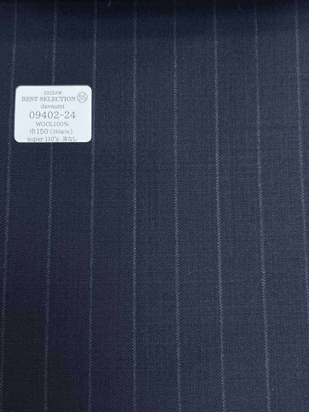 09402-24 25AW LỰA CHỌN TỐT NHẤT [davaumi] Davaumi Navy Chalk Kẻ Sọc[Vải] Công Ty TNHH Kunishima