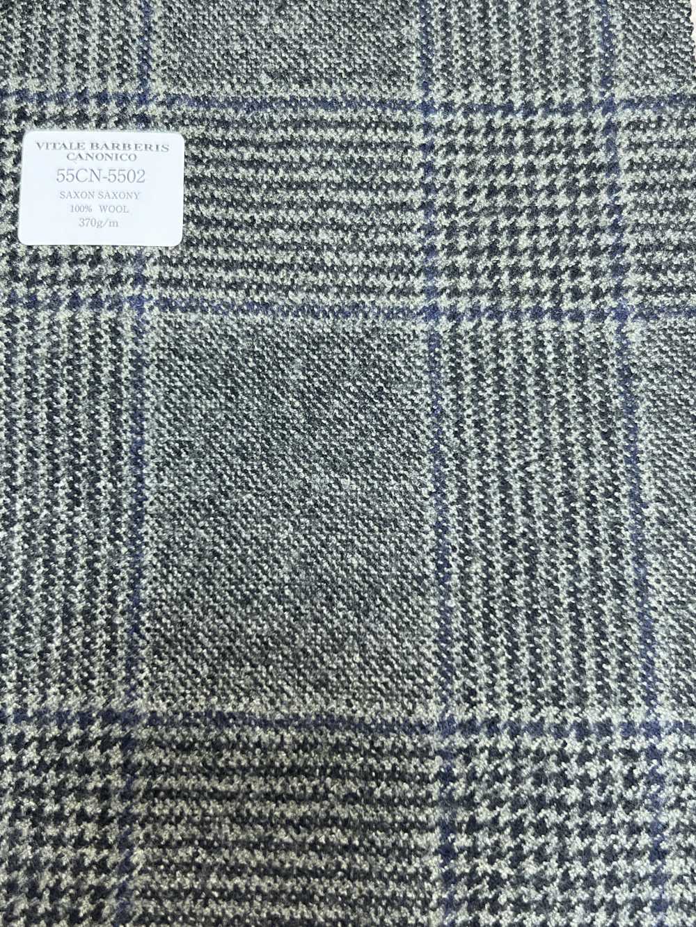 55CN5502 CANONICO SAXONY Gray Big Glen Kẻ Caro[Vải] CANONICO