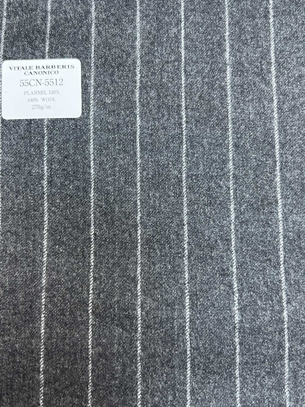 55CN5512 CANONICO FLANNEL 120'S Sọc Kẻ Sọc[Vải] CANONICO