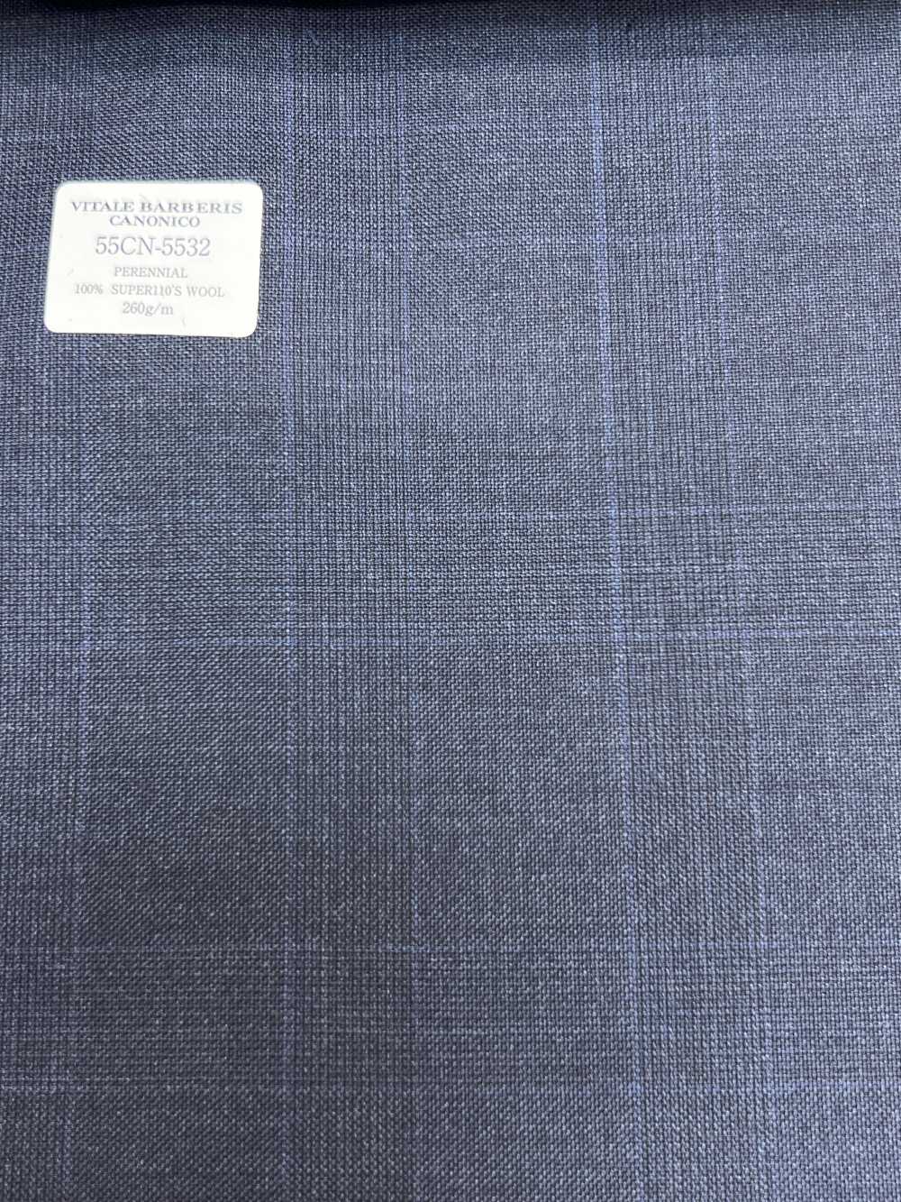 55CN5532 CANONICO PERENNIAL SUPER110'S Navy Glen Kẻ Caro[Vải] CANONICO