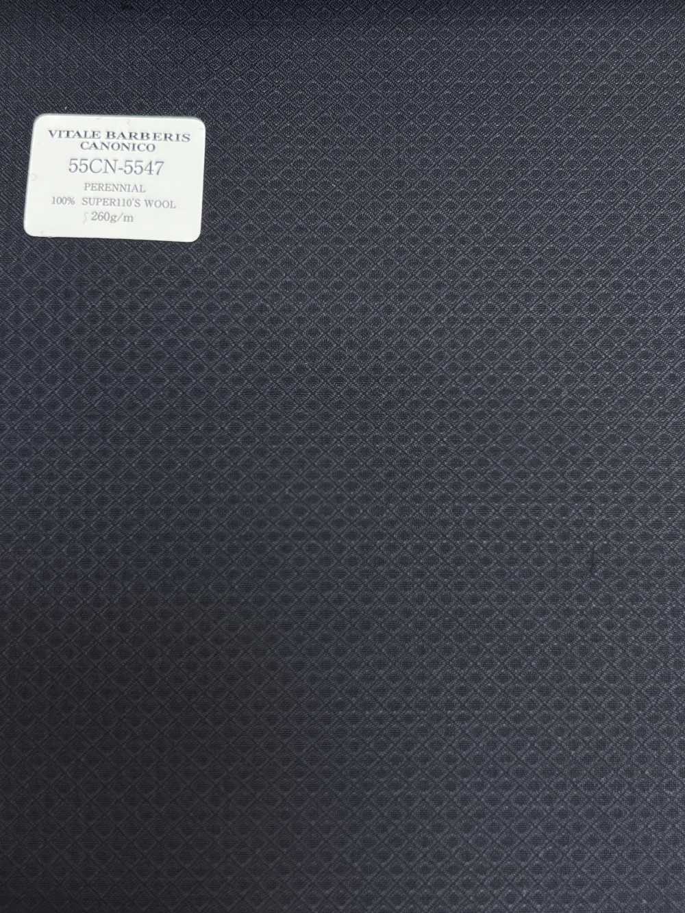 55CN5547 Hoa Văn Dệt Xanh Navy Của CANONICO PERENNIAL SUPER110[Vải] CANONICO