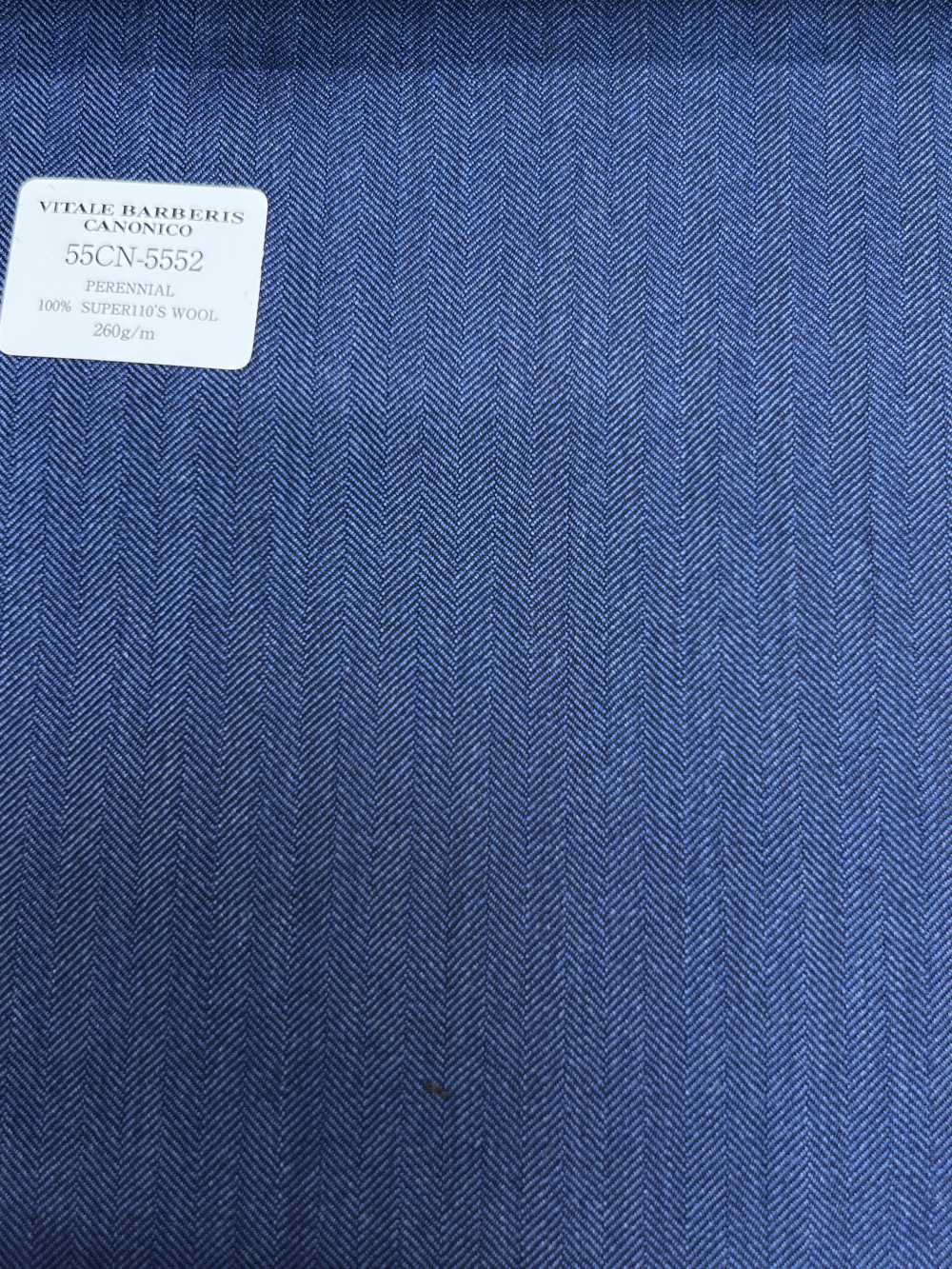 55CN5552 CANONICO PERENNIAL SUPER110'S Blue Dệt Xương Cá[Vải] CANONICO