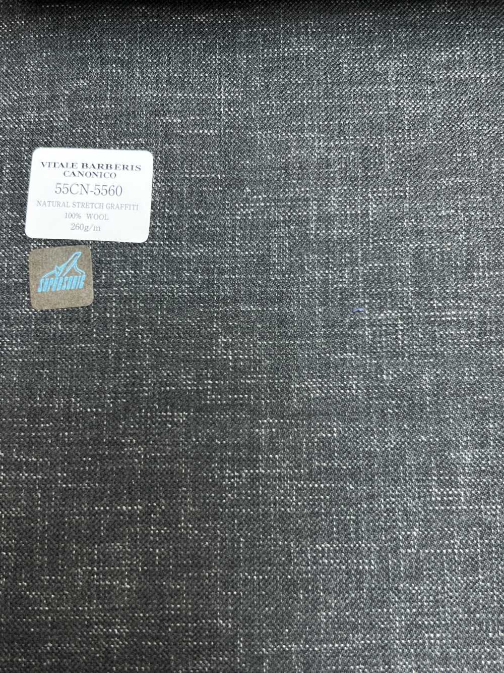 55CN5560 CANONICO CO GIÃN TỰ NHIÊN GRAFFITTI Olive Melange[Vải] CANONICO