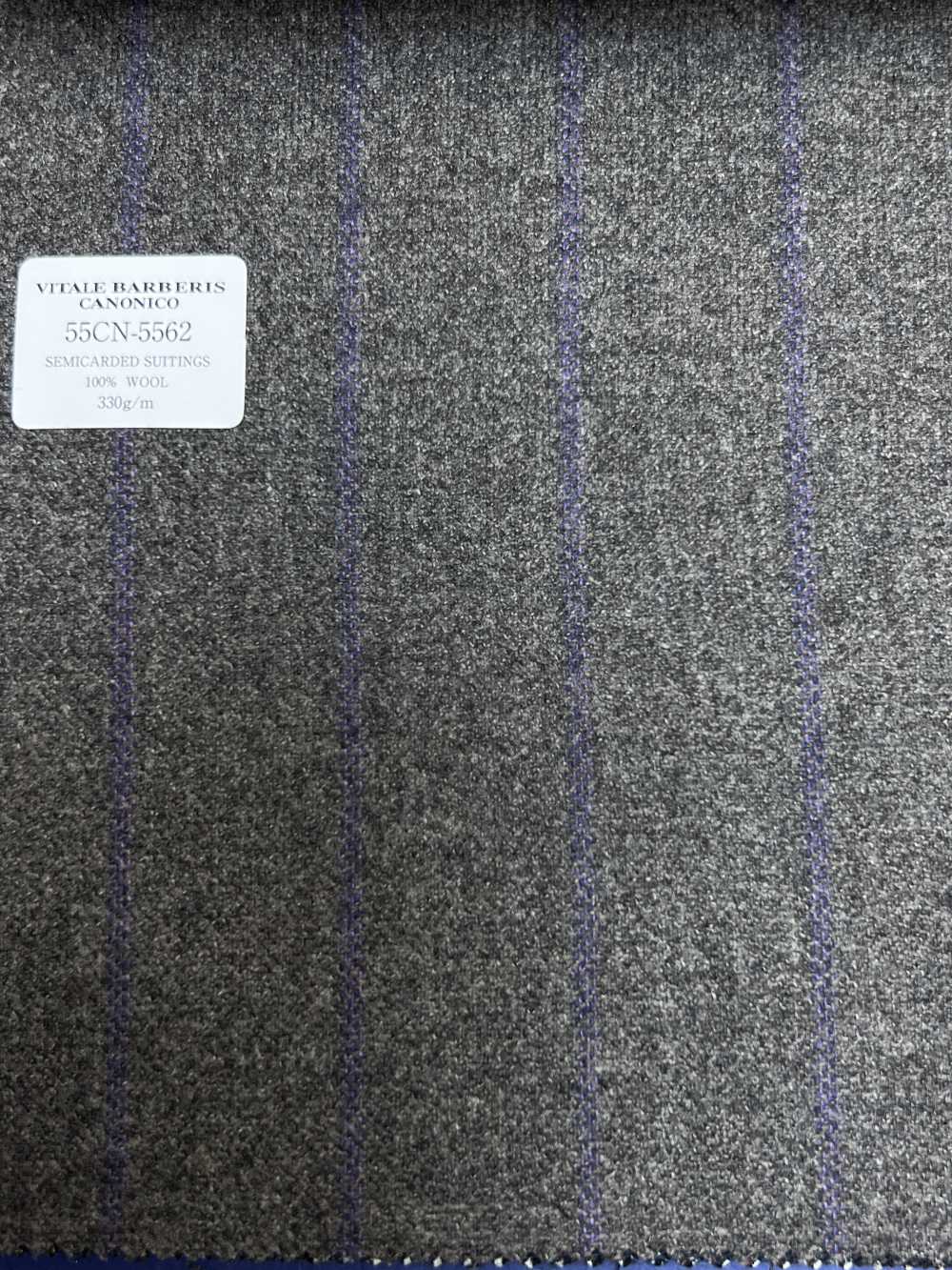 55CN5562 CANONICO SEMICARDED SUITTINGS Gray Kẻ Sọc[Vải] CANONICO