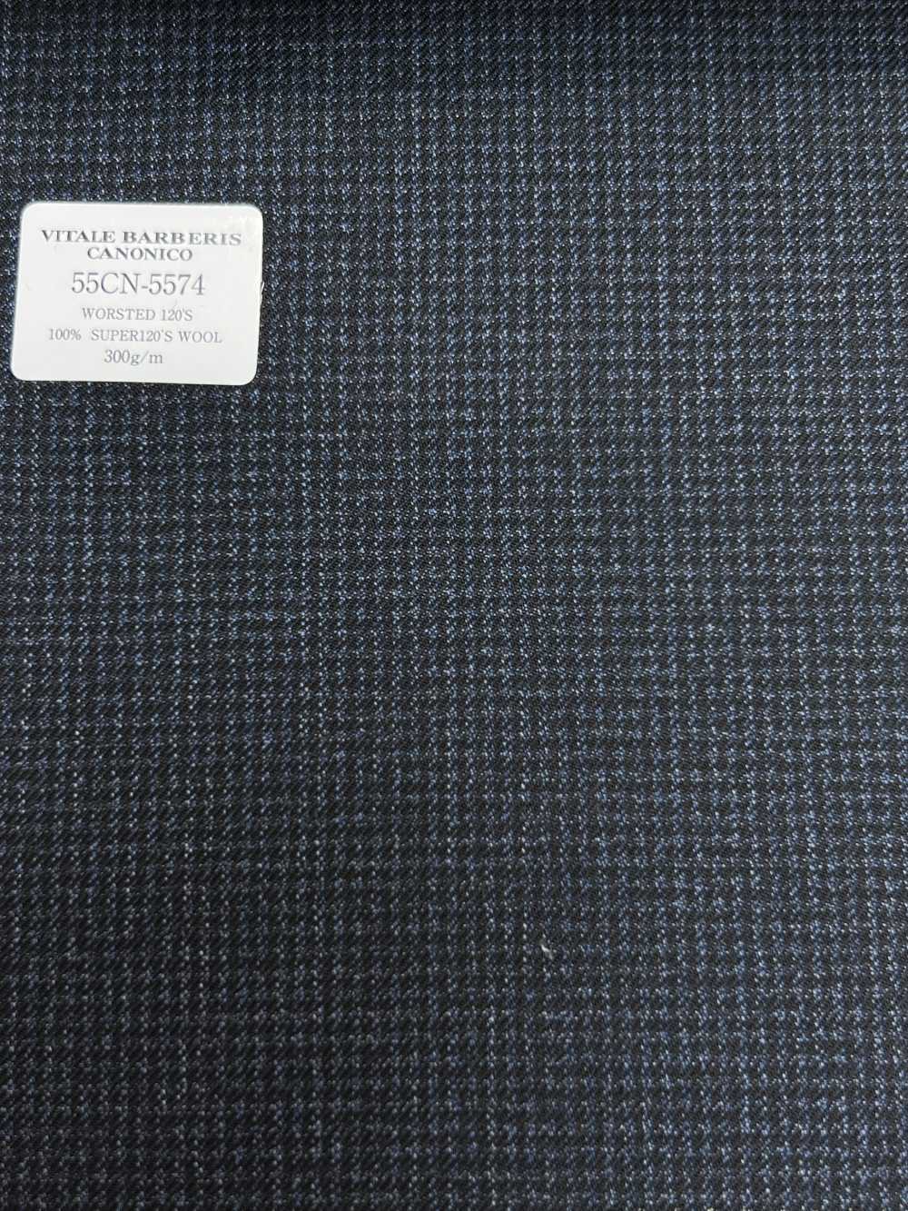 55CN5574 CANONICO WORSTED 120'S Hoạ Tiết Răng Cưa Houndstooth[Vải] CANONICO