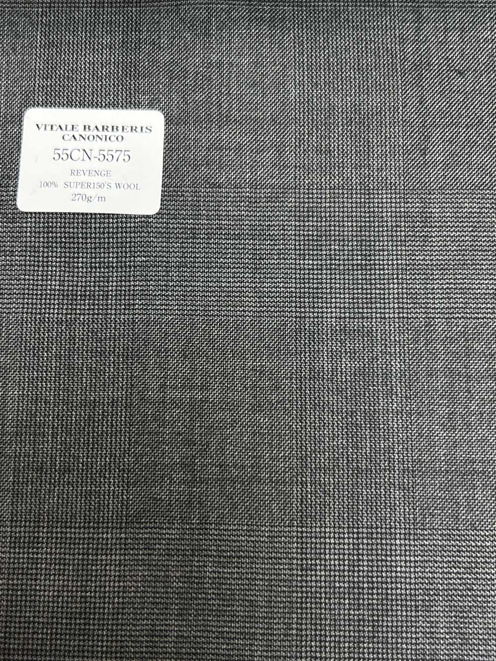 55CN5575 CANONICO REVENGE SUPER150'S Gray Glen Kẻ Caro[Vải] CANONICO