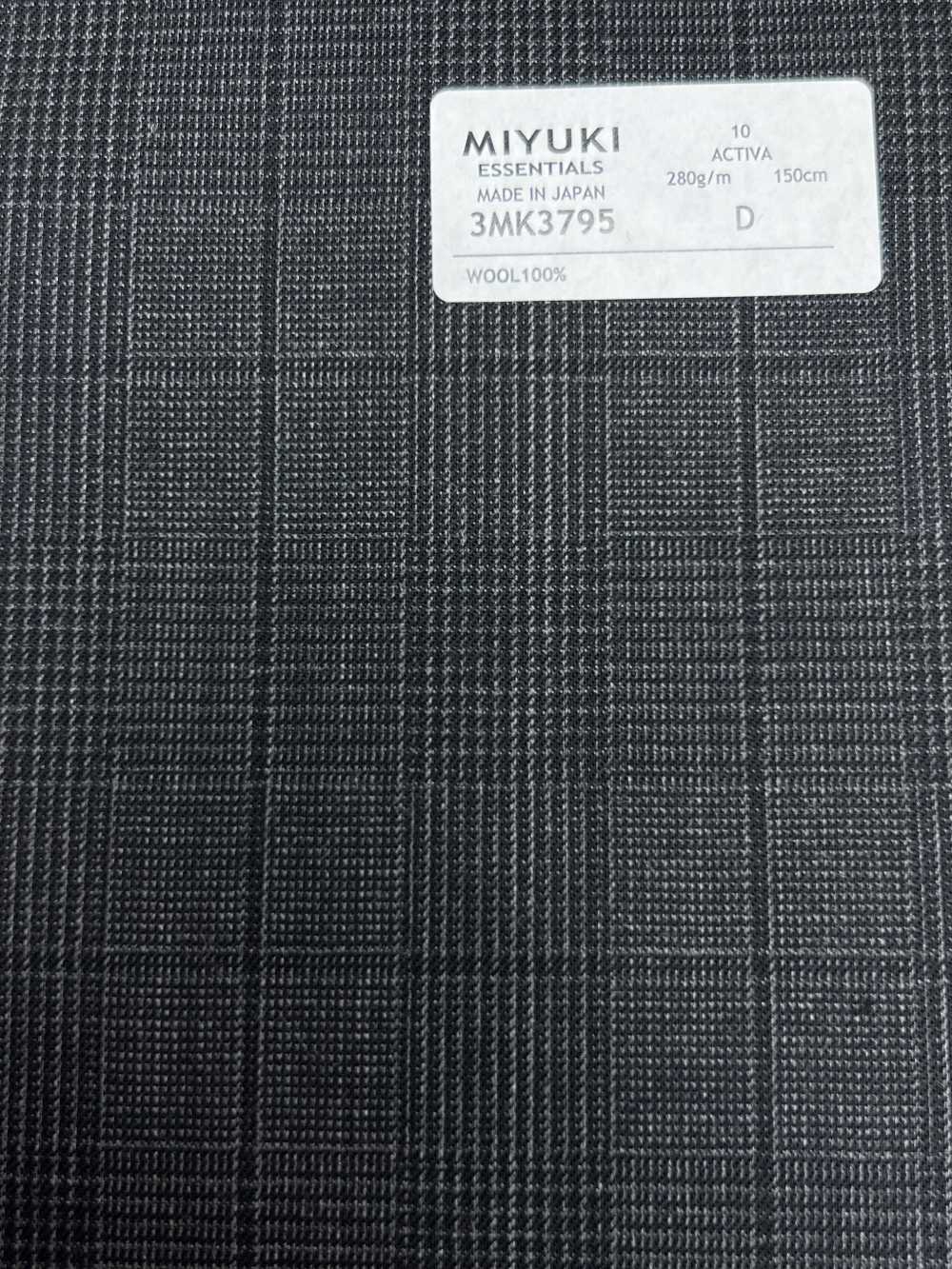 3MK3795 25AW ACTIVA Glen Kẻ Caro Charcoal Gray[Vải] Miyuki Keori (Miyuki)