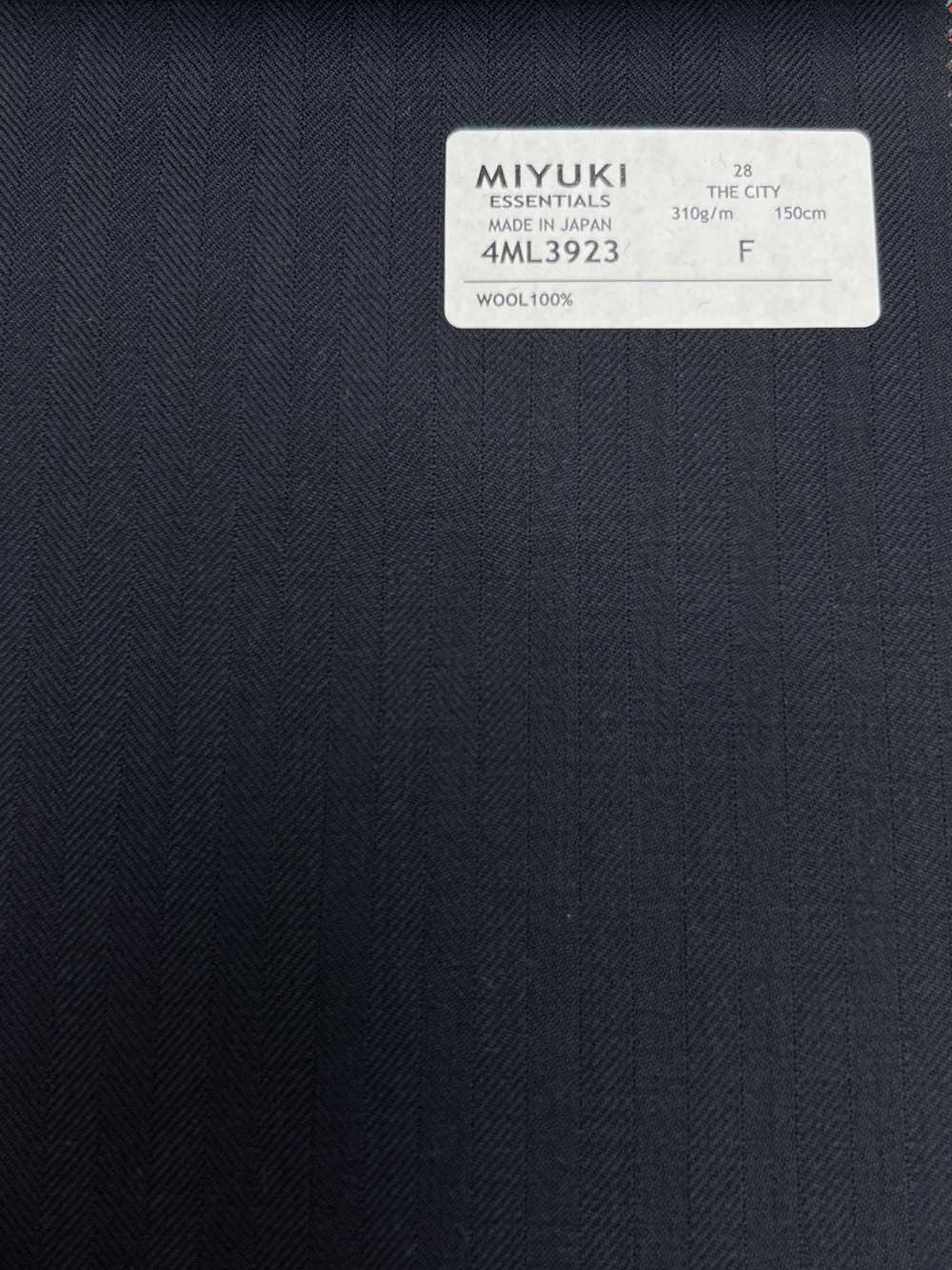 4ML3923 25AW THÀNH PHỐ Dệt Xương Cá Navy[Vải] Miyuki Keori (Miyuki)