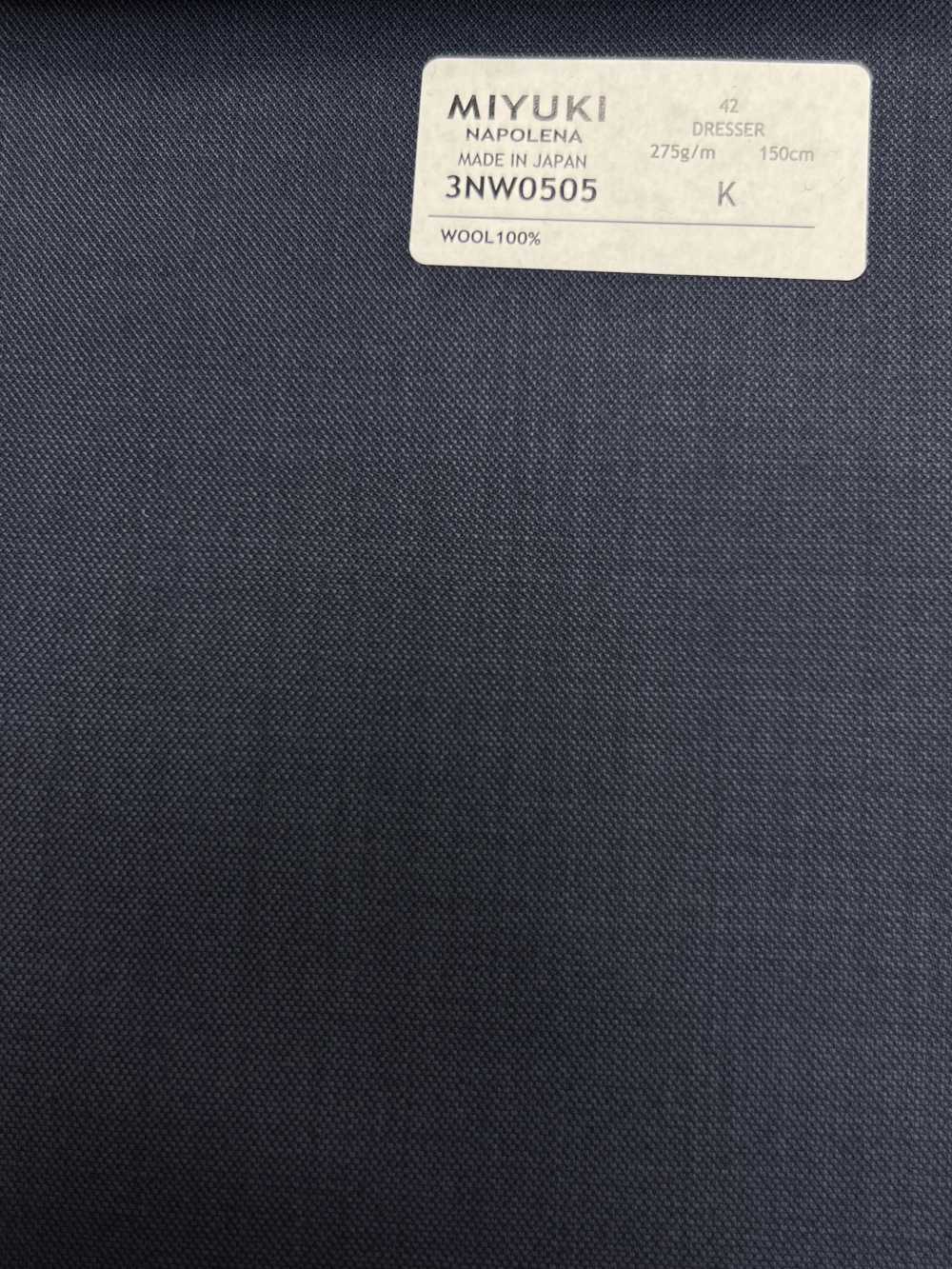 3NW0505 25AW NAPOLENA DRESSER Twill Blue[Vải] Miyuki Keori (Miyuki)