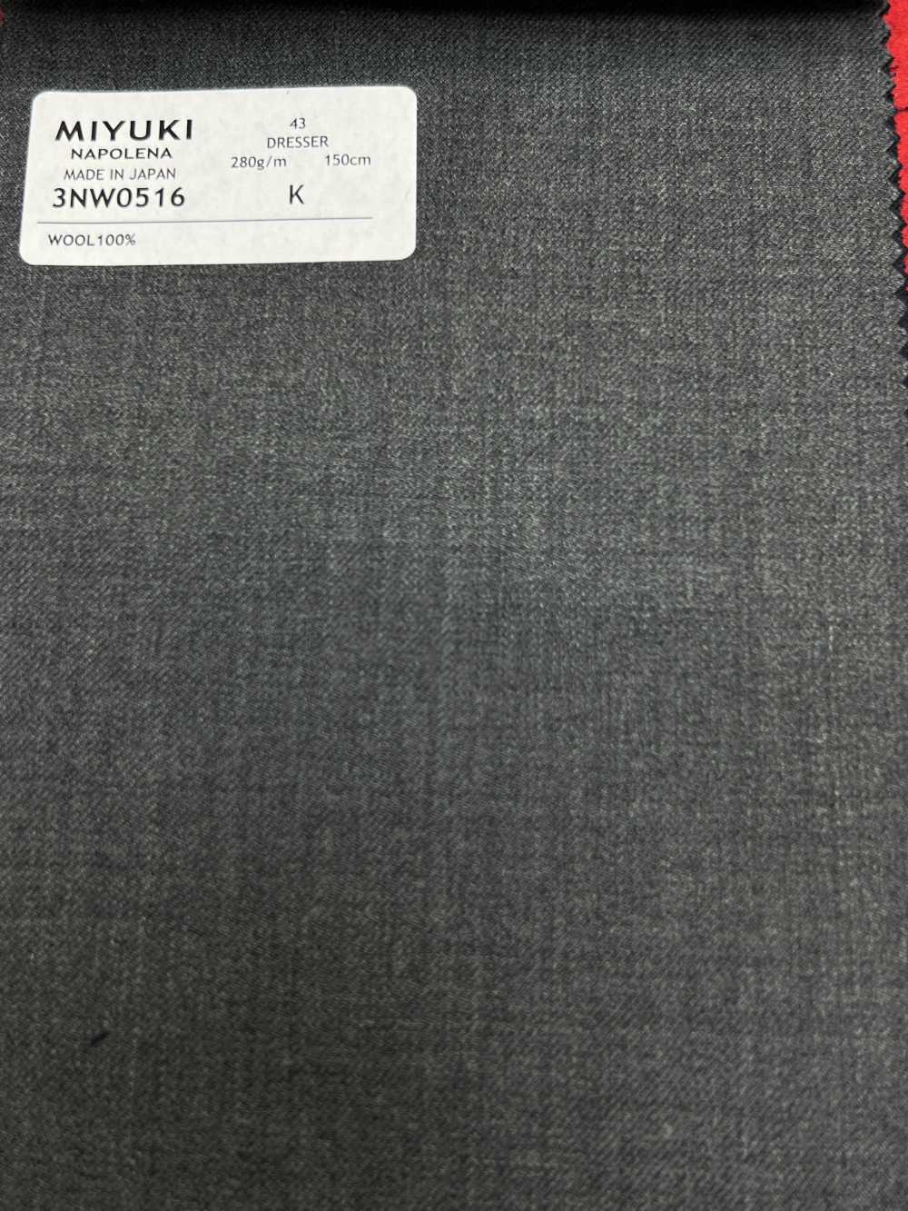 3NW0516 25AW NAPOLENA DRESSER Twill Xám[Vải] Miyuki Keori (Miyuki)