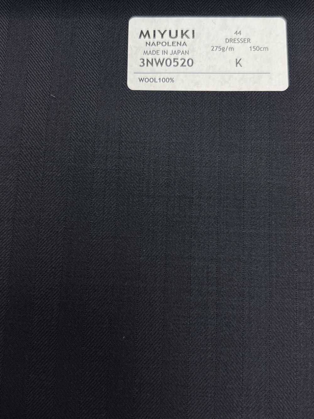 3NW0520 25AW NAPOLENA DRESSER (Napolena Dresser) Dệt Xương Cá Navy[Vải] Miyuki Keori (Miyuki)