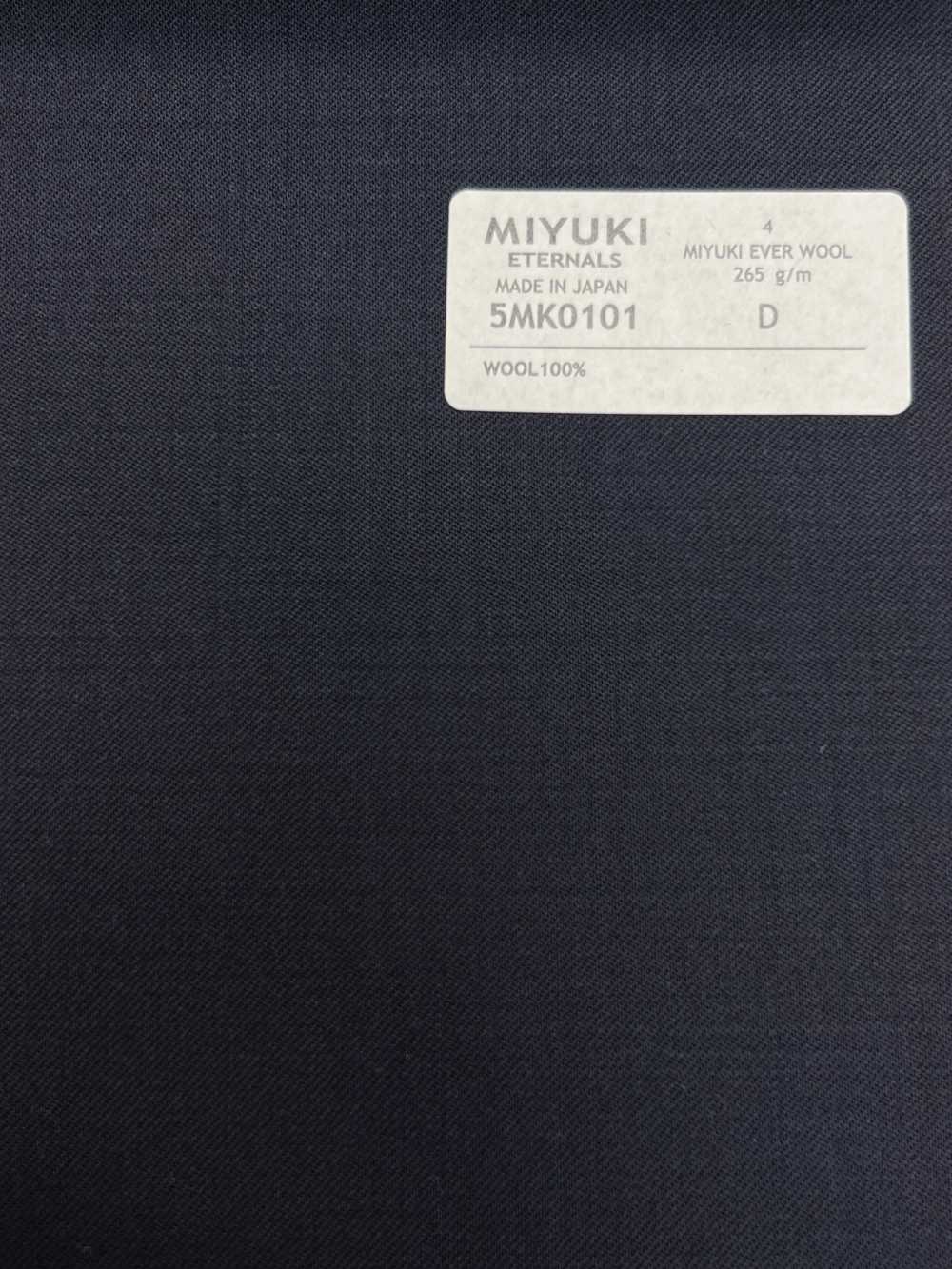 5MK0101 MIYUKI EVER WOOL (Miyuki Everwool) Màu Xanh Navy Vải Trơn Không Hoạ Tiết Miyuki Keori (Miyuki)