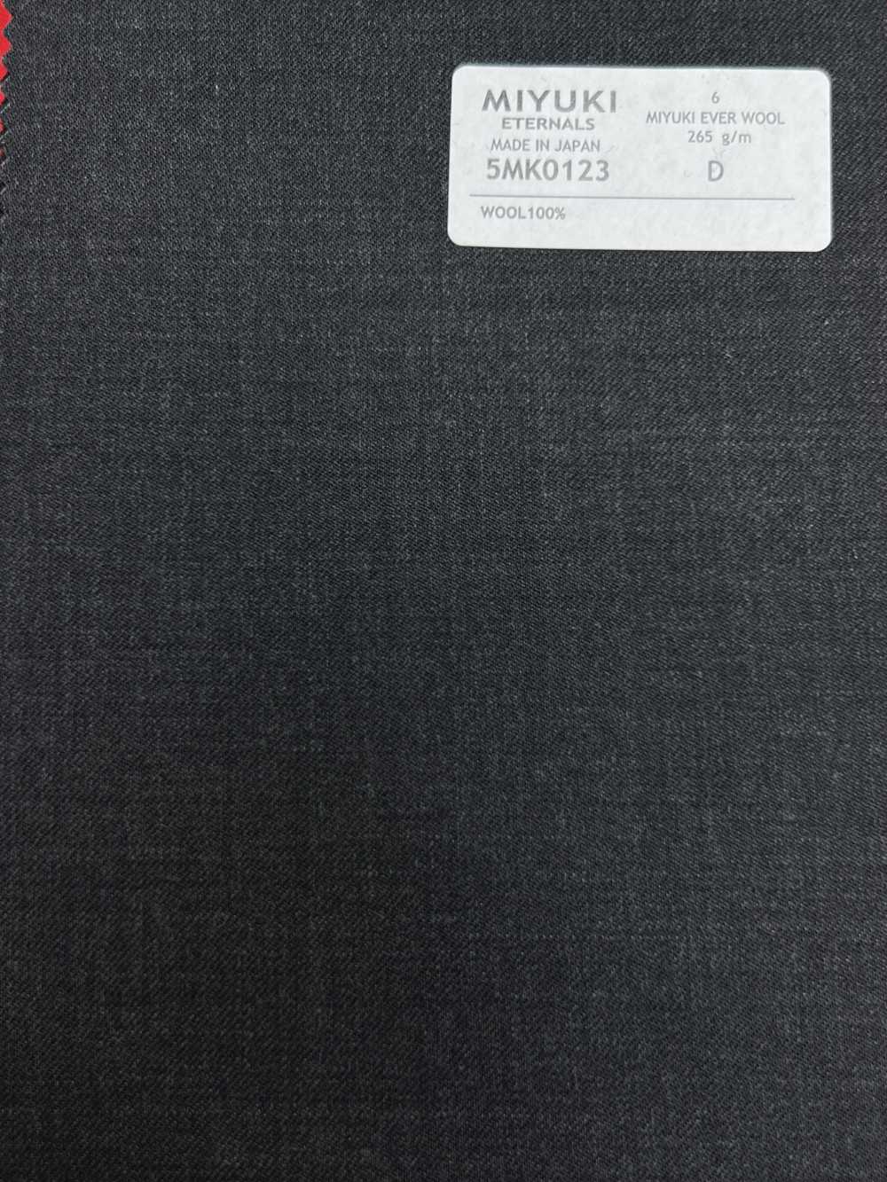 5MK0123 MIYUKI EVER WOOL (Miyuki Everwool) Vải Trơn Không Hoạ Tiết Xám Than Trơn Miyuki Keori (Miyuki)
