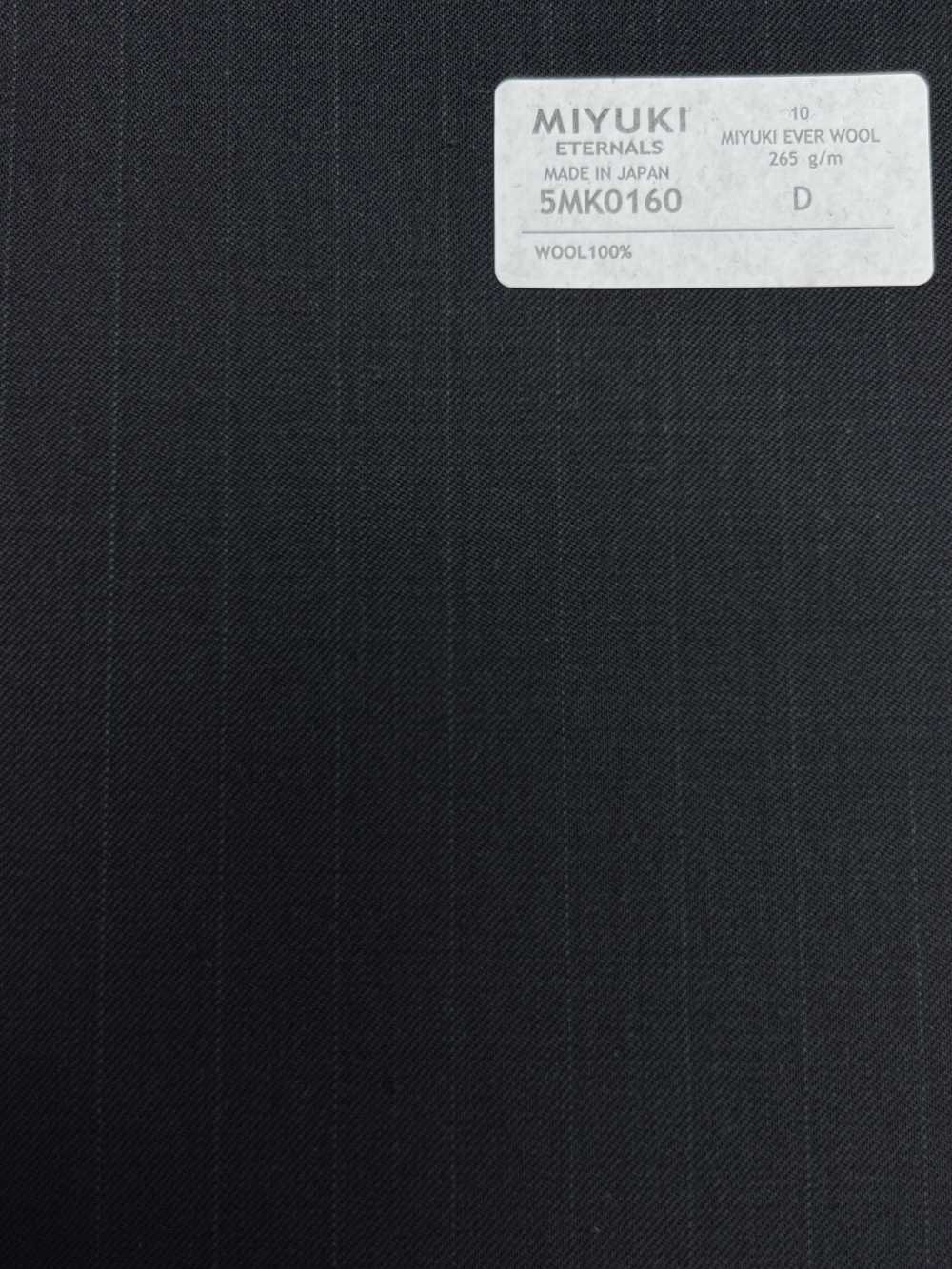 5MK0160 MIYUKI EVER WOOL Kẻ Sọc Xanh Navy Đậm[Vải] Miyuki Keori (Miyuki)