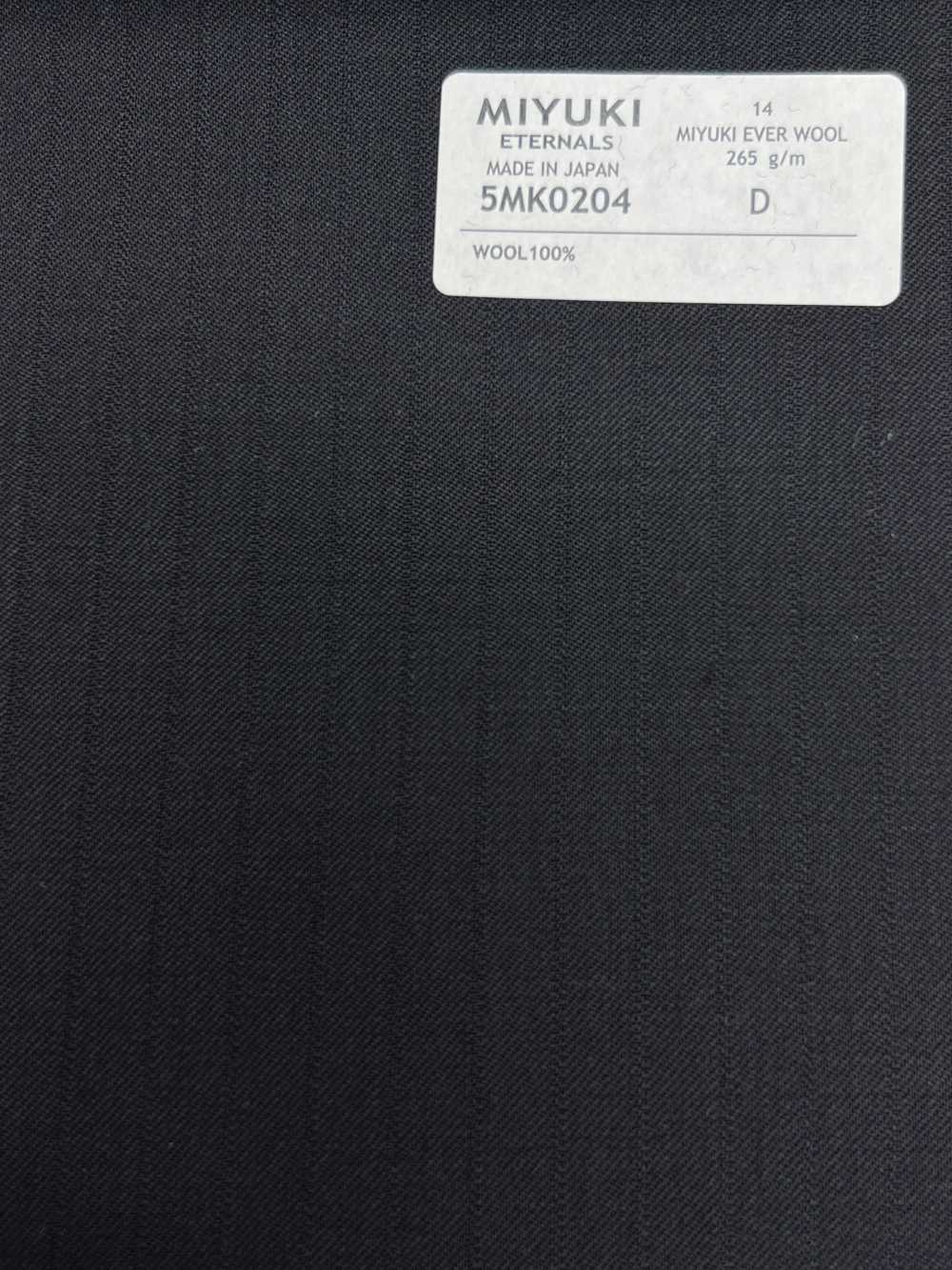 5MK0204 MIYUKI EVER WOOL Shadow Kẻ Sọc Dark Navy[Vải] Miyuki Keori (Miyuki)