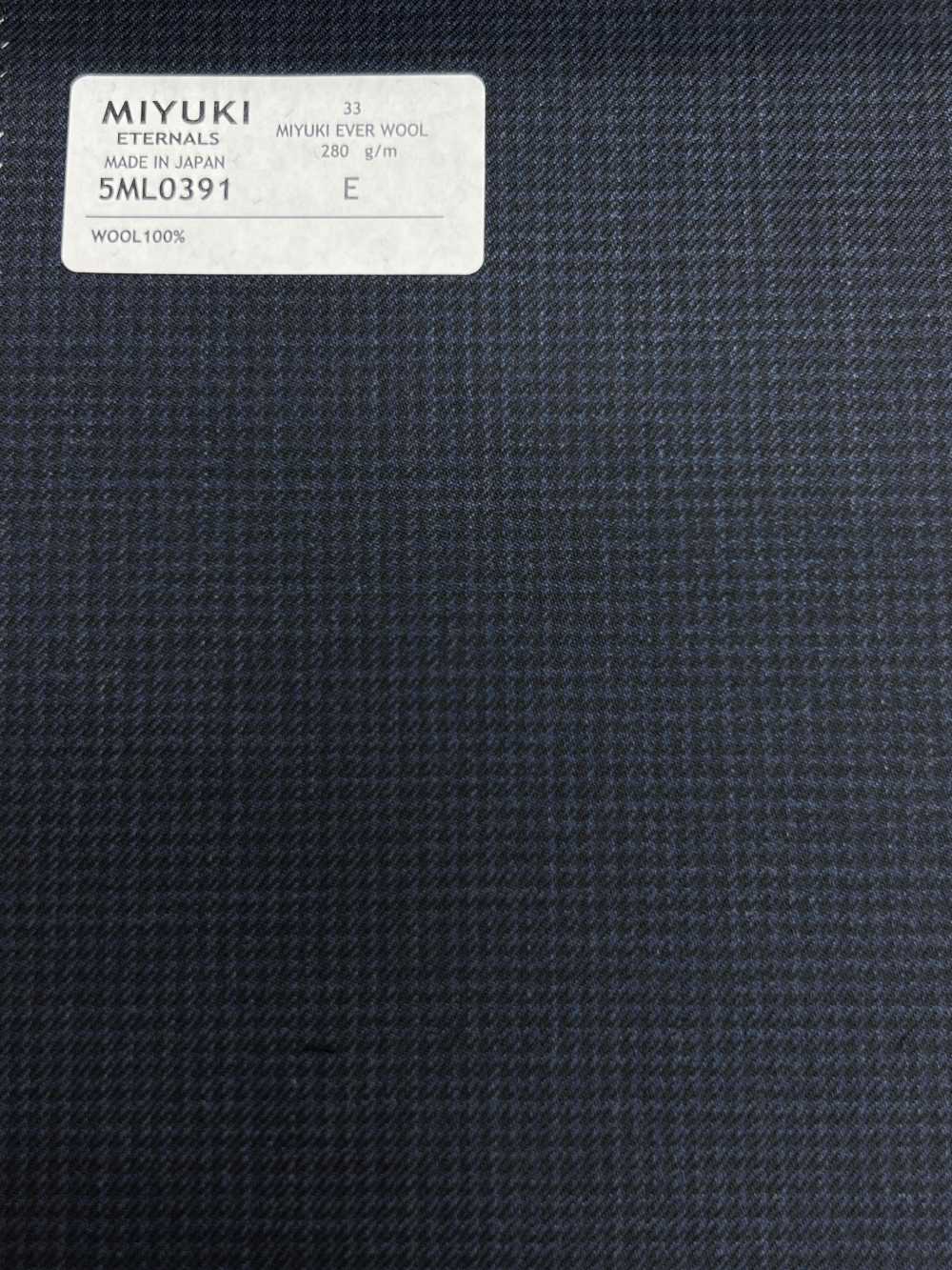 5ML0391 MIYUKI EVER WOOL (Miyuki Everwool) Hoạ Tiết Răng Cưa Navy[Vải] Miyuki Keori (Miyuki)