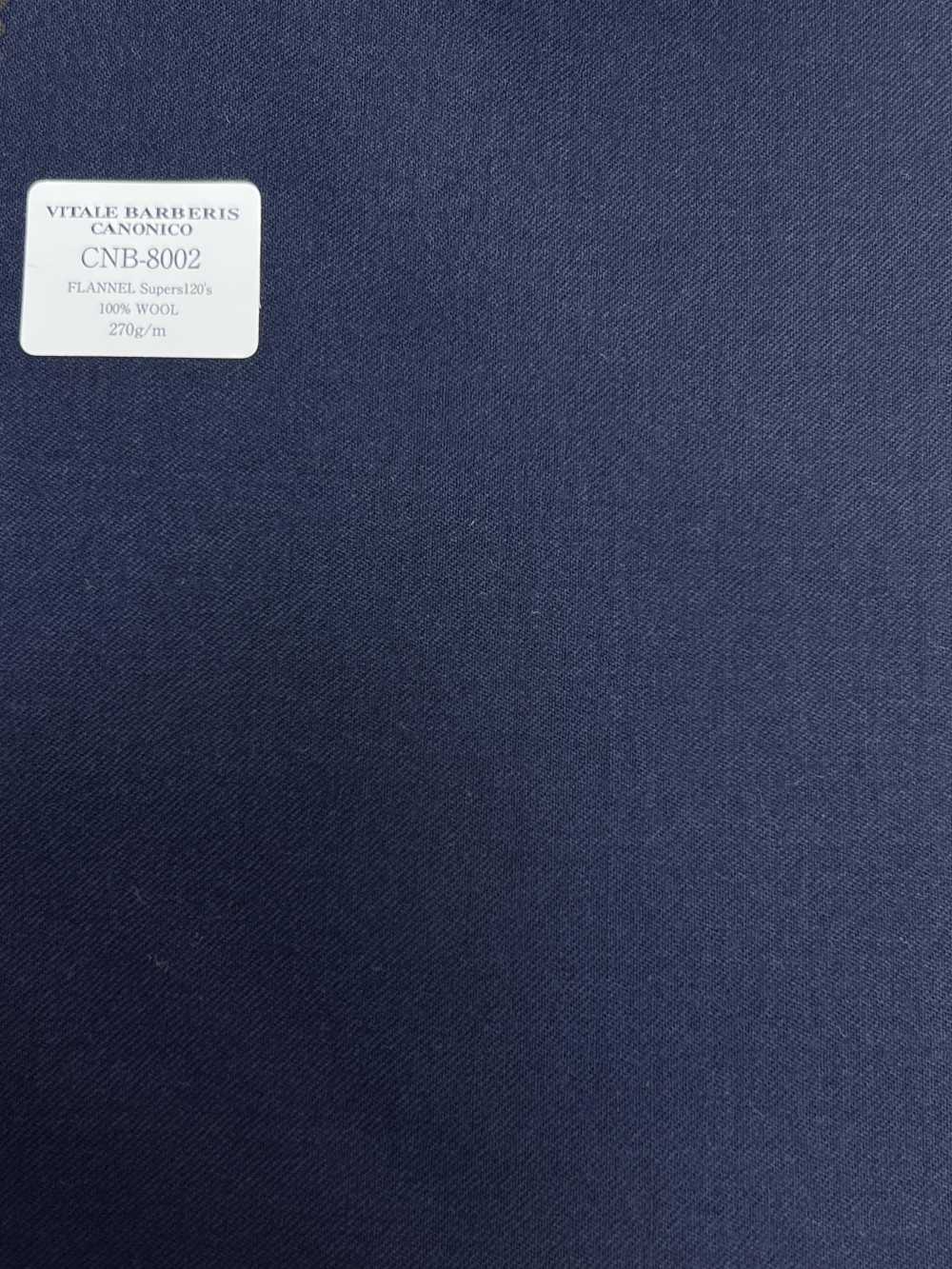 CNB8002 CANONICO Tiêu Chuẩn Flannel Super 120's Navy Vải Trơn Không Hoạ Tiết CANONICO
