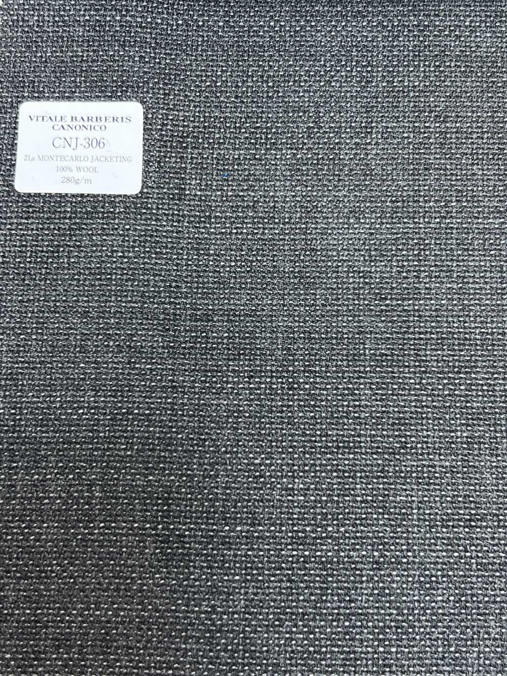 CNJ306 Áo Khoác CANONICO Tiêu Chuẩn 21μ Montecarlo Hopsack Vải Trơn Không Hoạ Tiết CANONICO