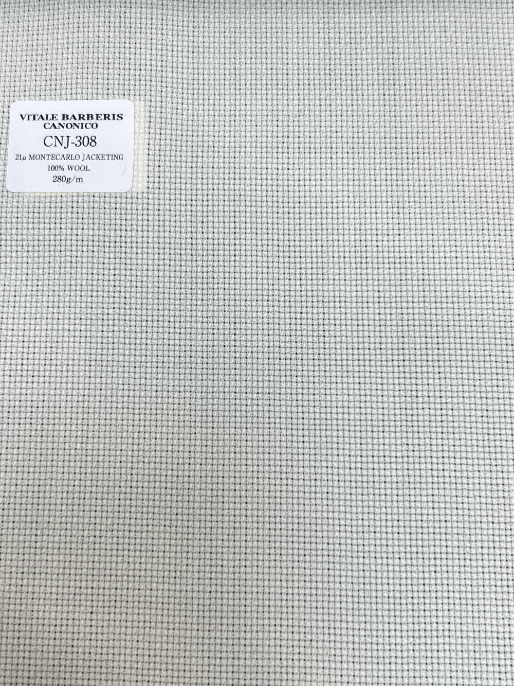 CNJ308 Áo Khoác CANONICO Tiêu Chuẩn 21μ Montecarlo Hopsack Vải Trơn Không Hoạ Tiết CANONICO