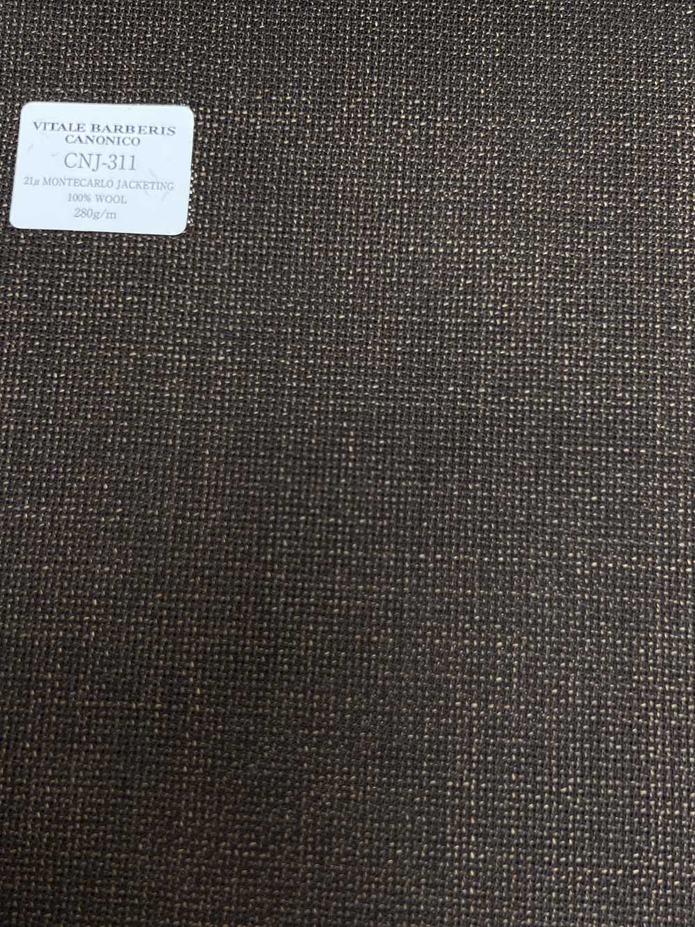 CNJ311 Áo Khoác CANONICO Tiêu Chuẩn 21μ Montecarlo, Hopsack Vải Trơn Không Hoạ Tiết CANONICO