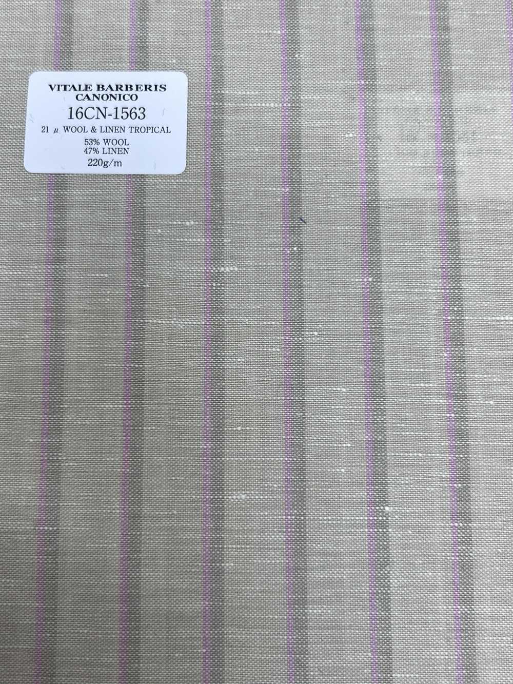 16CN1563 26SS VBC Vitale Barberis Canonico 21 μ WOOL & LINEN TROPICAL[Vải] CANONICO