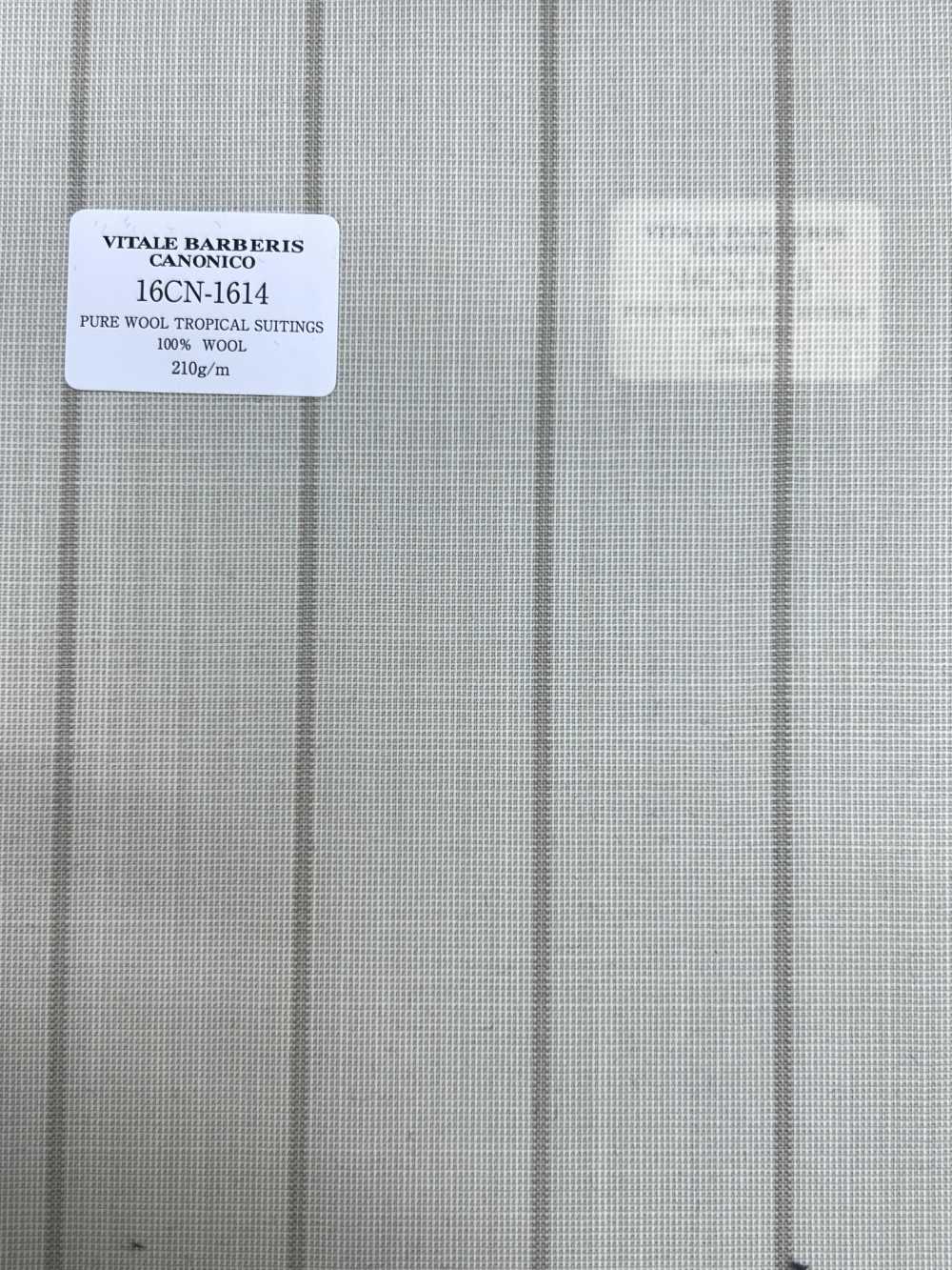 16CN1614 26SS VBC Vitale Barberis Canonico Vải May Vest Len ​​nguyên Chất Dành Cho Vùng Khí Hậu Nhiệt đới CANONICO