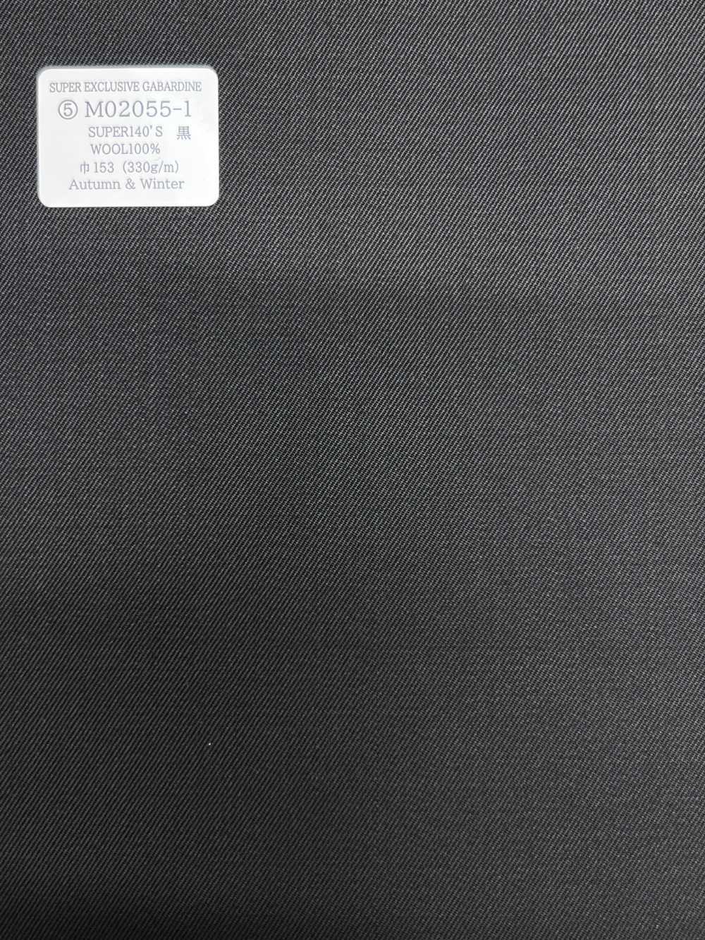 M02055-1 KUNISHIMA1850 dòng độc quyền 【GABARDINE SIÊU ĐỘC QUYỀN】 màu đen trơn[Vải] Công Ty TNHH Kunishima