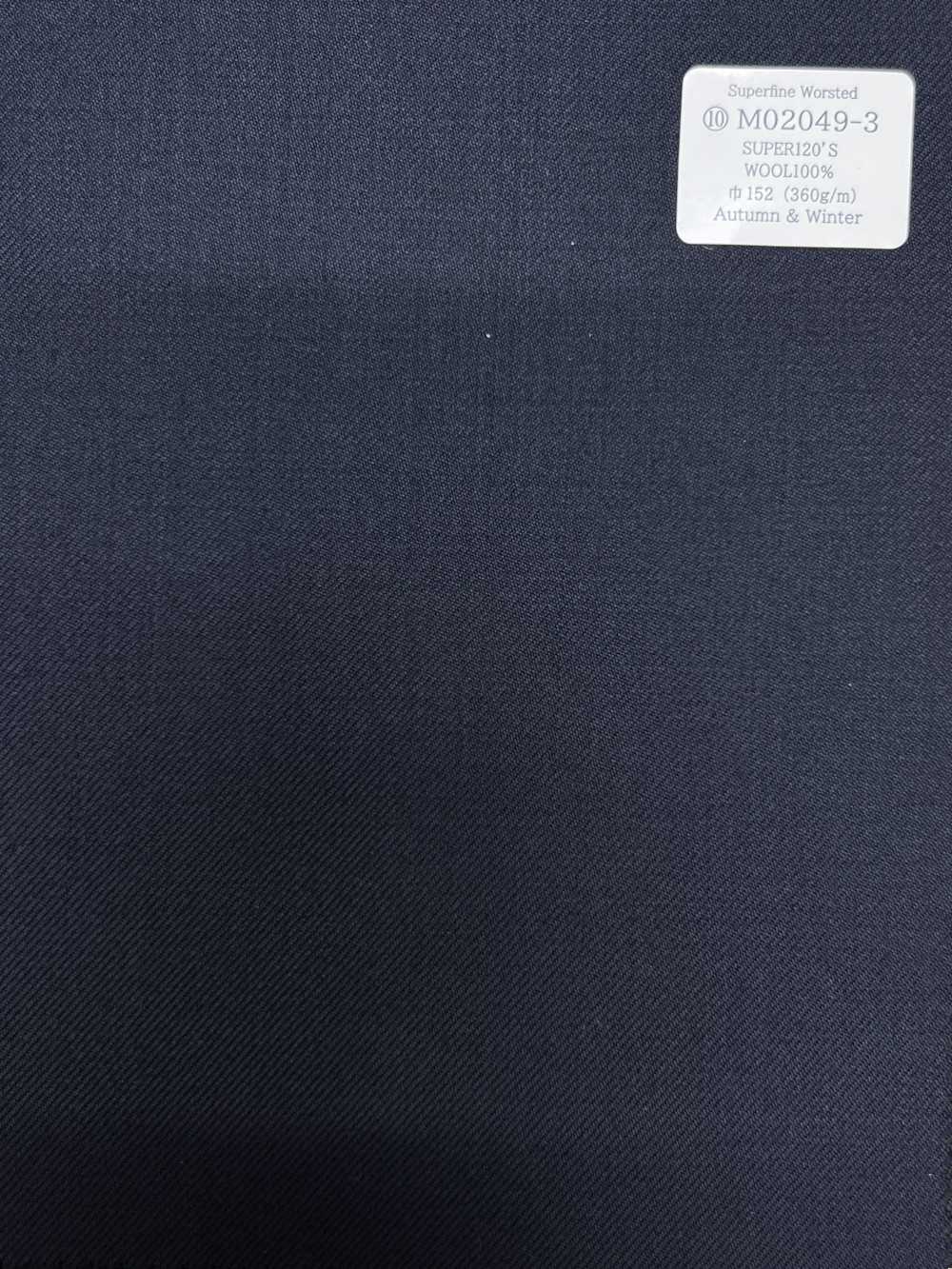M02049-3 Dòng Sản Phẩm độc Quyền KUNISHIMA1850 【Sợi Len Siêu Mịn】Màu Xanh Hải Quân Vải Trơn Không Hoạ Tiết Công Ty TNHH Kunishima