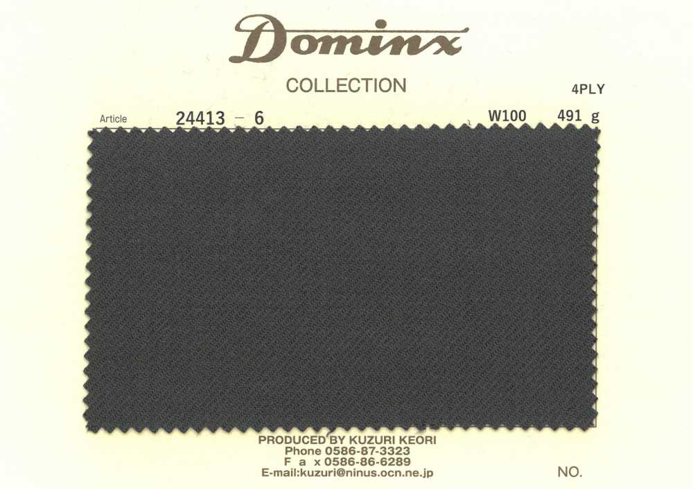 24413-6 [Số Lượng Có Hạn] Áo Len 4 Lớp 100% DOMINX[Vải] Vải Len Kuzuri (DOMINX)