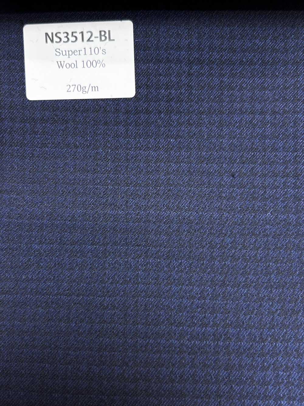 NS3512-BL Mẫu cơ bản, hàng Nhật Super110’s vải wool co giãn màu xanh dương[Vải] Hosoi Shoji Co., Ltd.