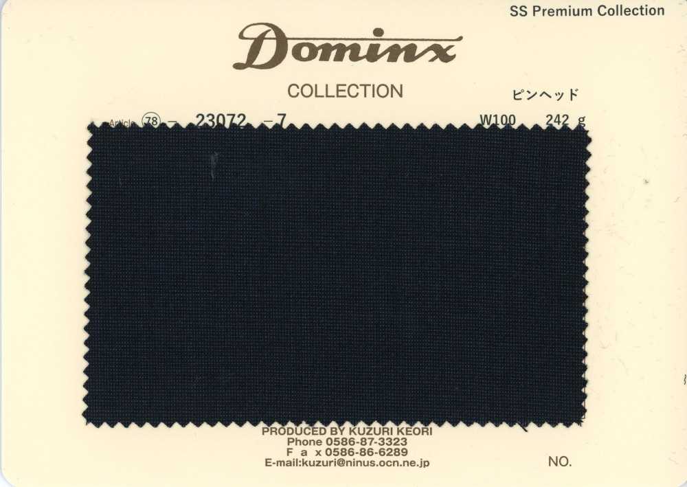 23072-7 Mẫu tiêu chuẩn pinhead kid mohair DOMINX bộ sưu tập cao cấp màu than chì[Vải] Vải Len Kuzuri (DOMINX)