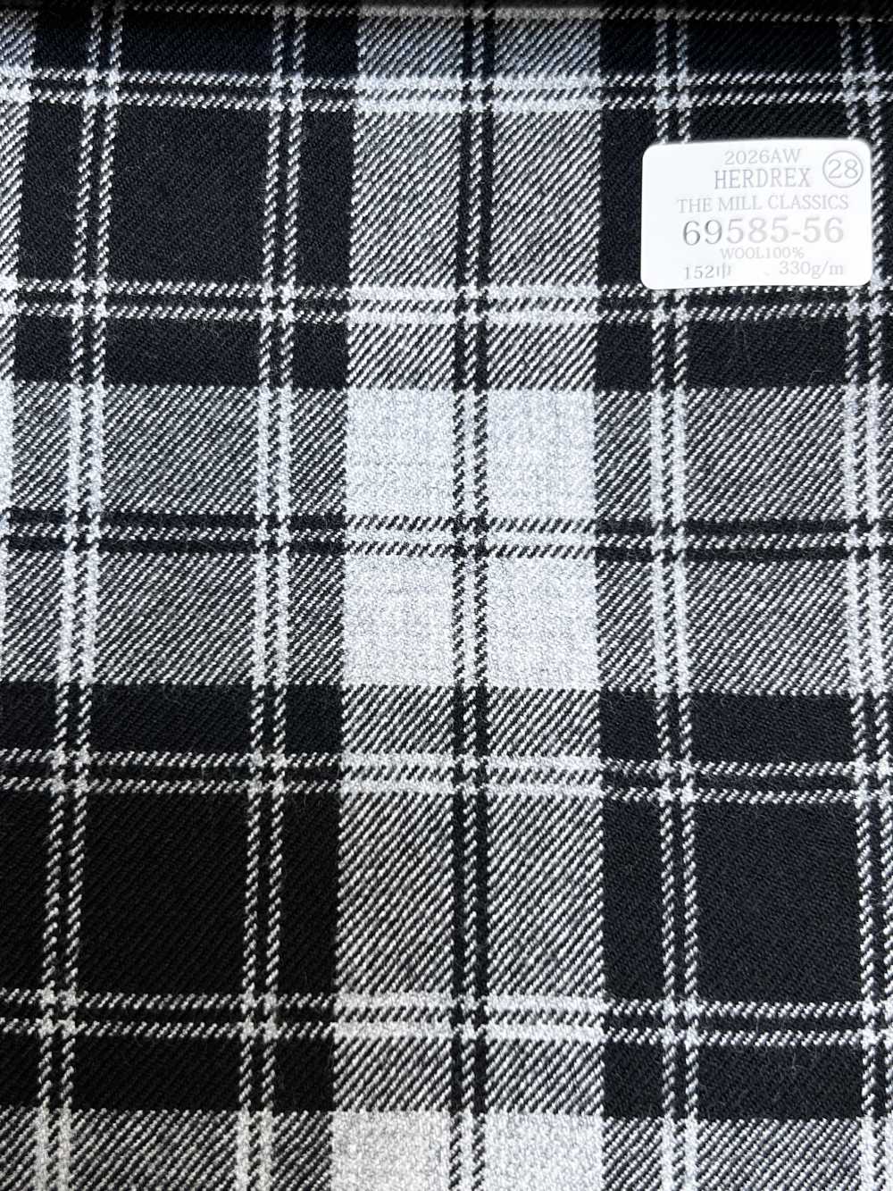 69585-56 26AW HERDREX 【THE MILL CLASSICS】 Mill Classics caro xám[Vải] Công Ty TNHH Kunishima
