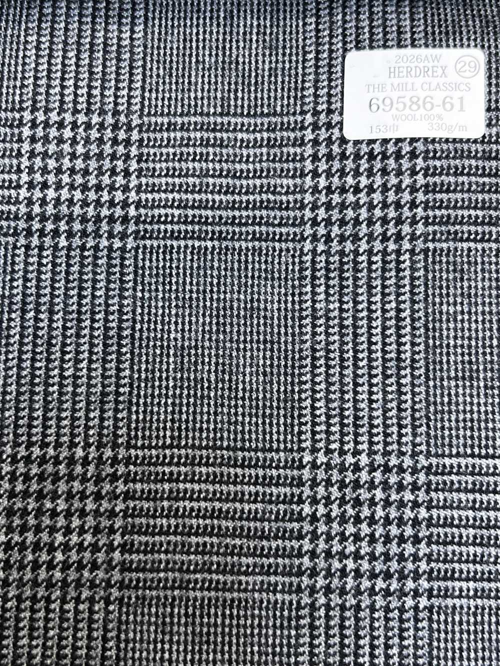 69586-61 26AW HERDREX 【THE MILL CLASSICS】 Mill Classics caro Glen màu xám[Vải] Công Ty TNHH Kunishima