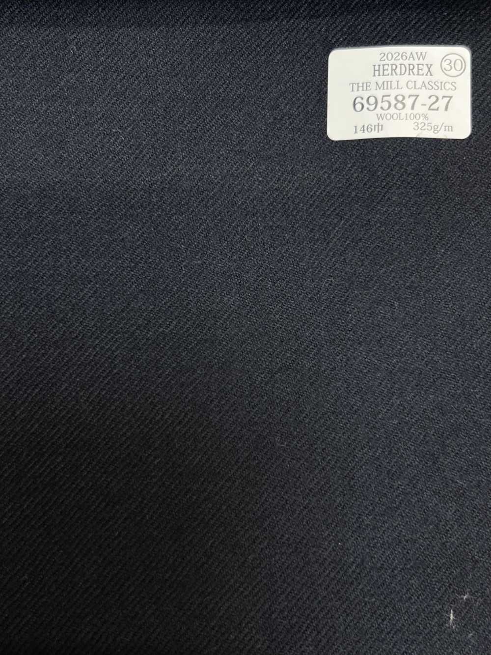 69587-27 26AW HERDREX 【THE MILL CLASSICS】 Mill Classics trơn màu navy[Vải] Công Ty TNHH Kunishima