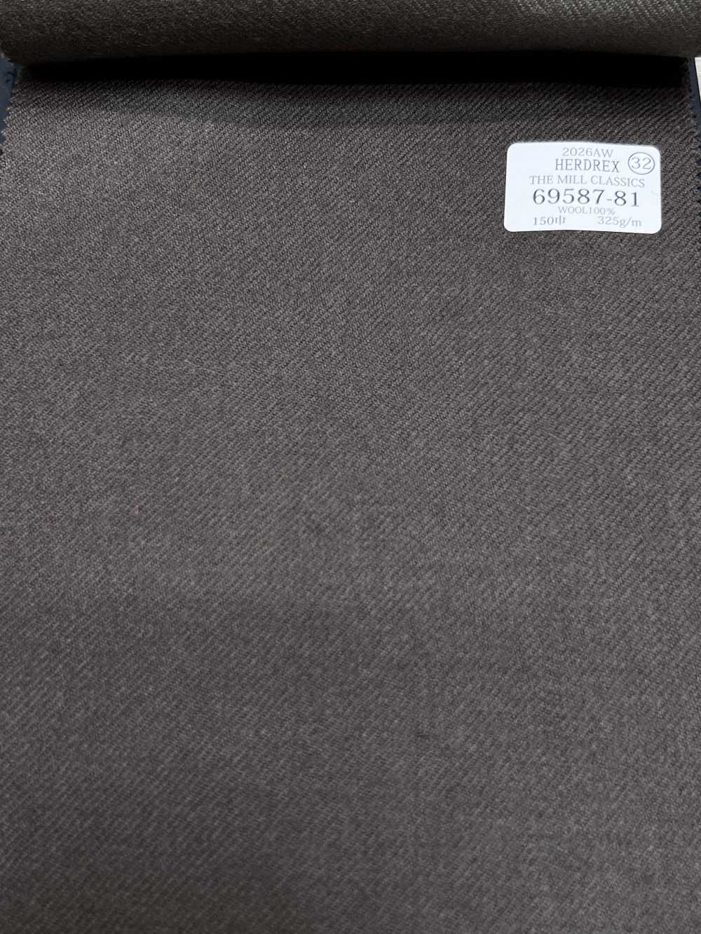69587-81 26AW HERDREX 【THE MILL CLASSICS】 Mill Classics trơn nâu[Vải] Công Ty TNHH Kunishima
