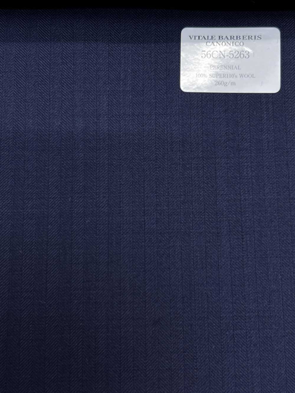 56CN5263 CANONICO PERENNIAL-CLASSICS xanh navy đậm họa tiết xương cá[Vải] CANONICO