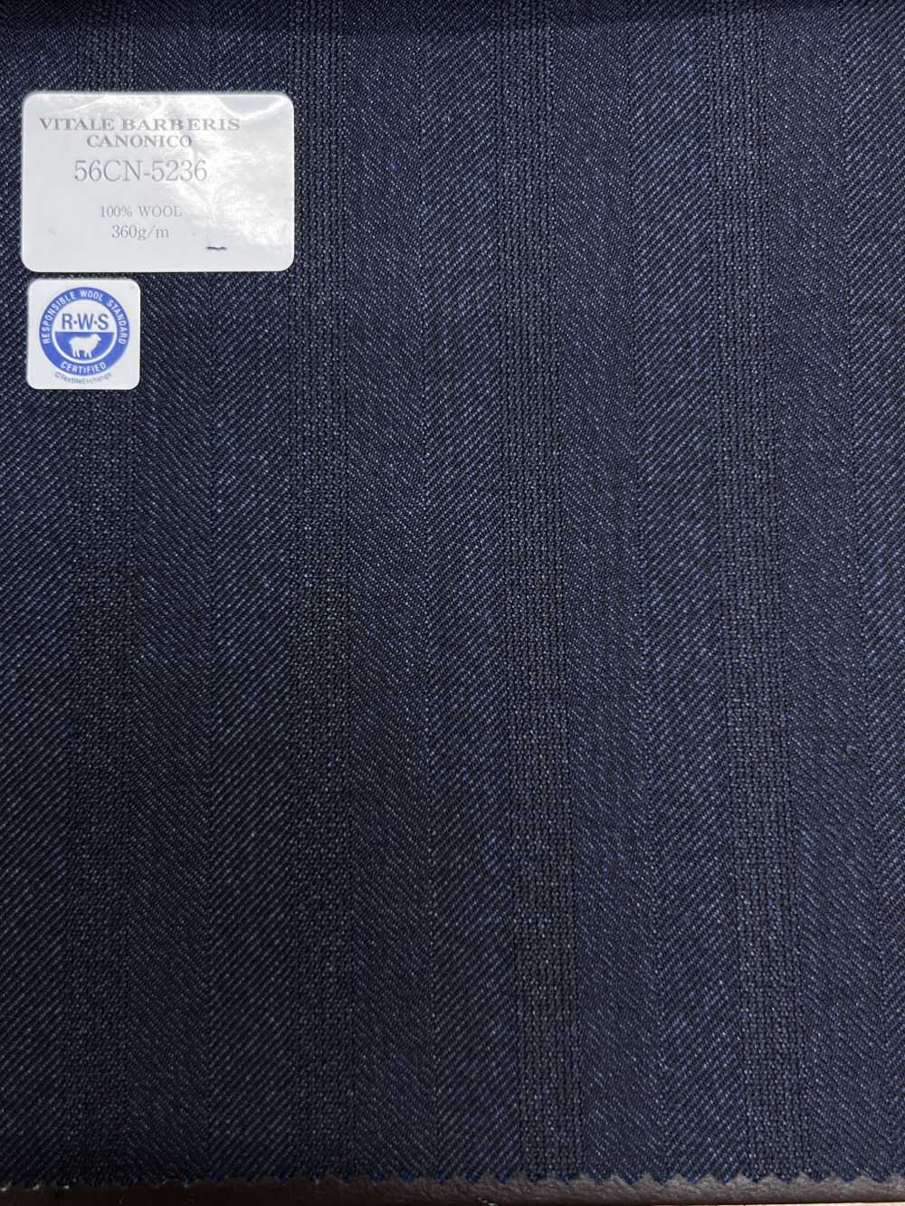 56CN5236 CANONICO RWS TRADITIONAL WORSTED 21 xanh navy sọc chìm[Vải] CANONICO