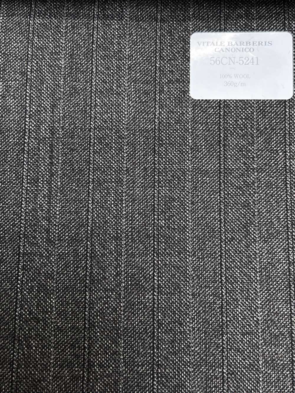56CN5241 CANONICO TRADITIONAL WORSTED 21. Kẻ sọc chìm nâu[Vải] CANONICO