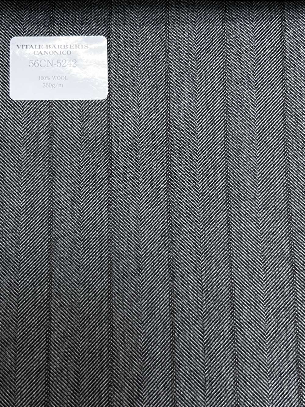 56CN5242 CANONICO WORSTED truyền thống 21 xám/nâu sọc chìm[Vải] CANONICO