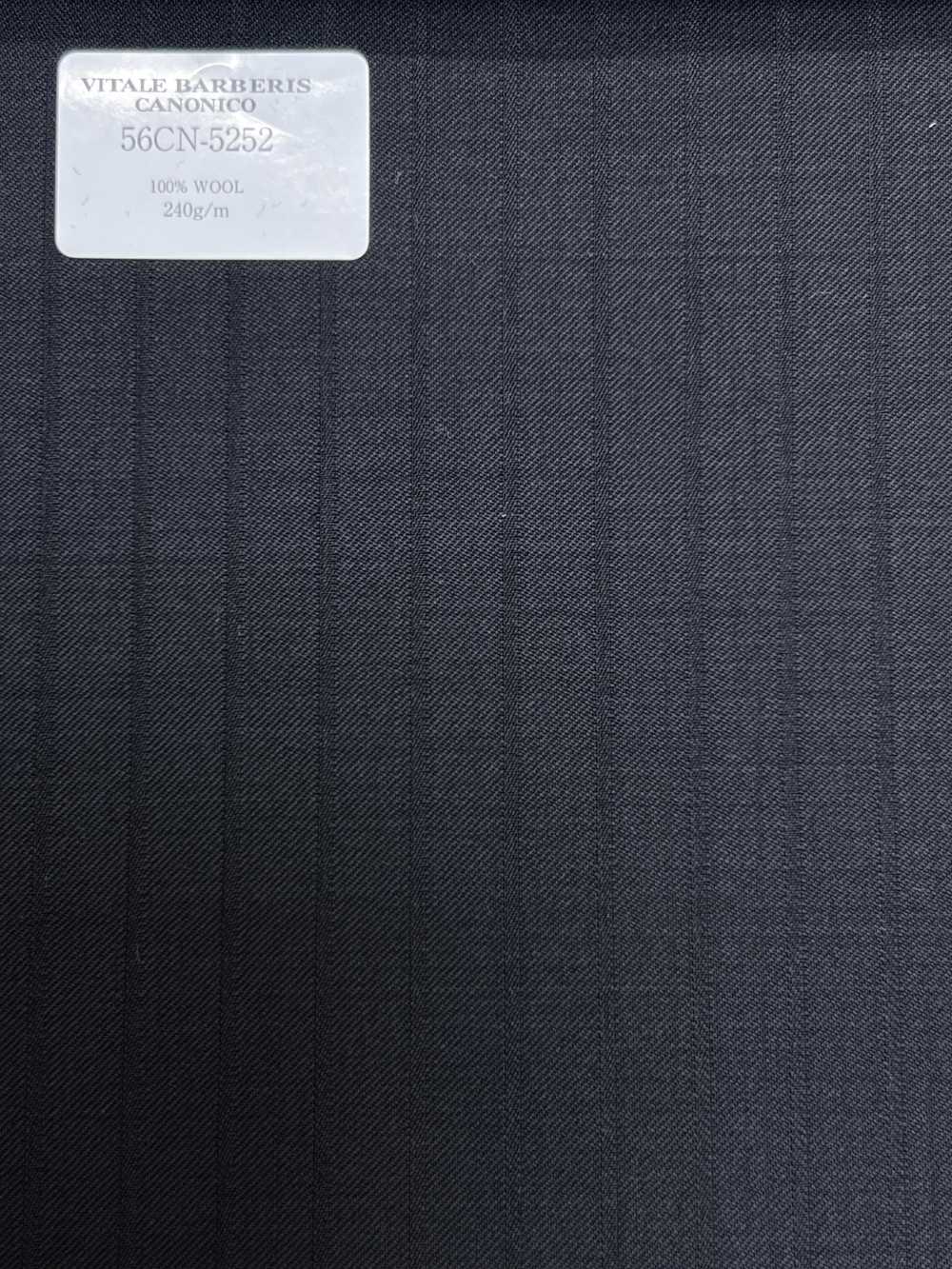 56CN5252 CANONICO PRUNELLE sọc chìm đen[Vải] CANONICO
