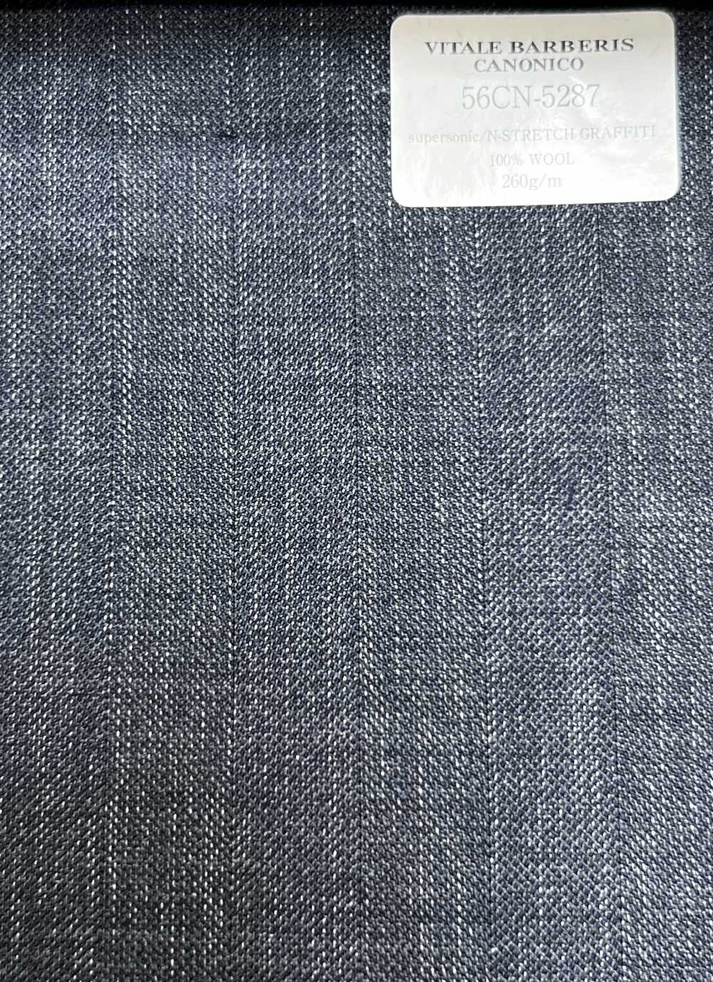 56CN5287 CANONICO supersonic/NATURAL STRETCH GRAFFITI xanh xám[Vải] CANONICO